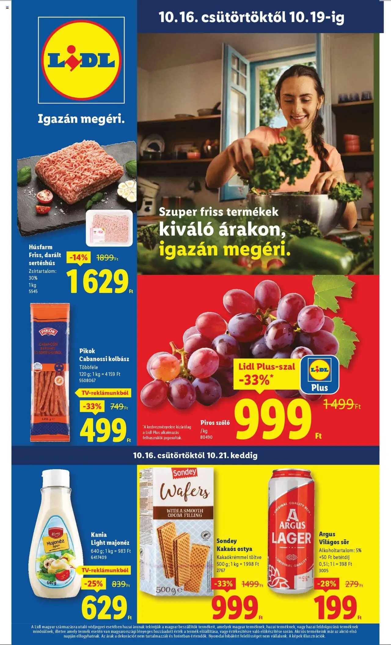 Lidl újság 2025.10.16. Akciós újság Lidl (2025-10-16 - 2025-10-21)