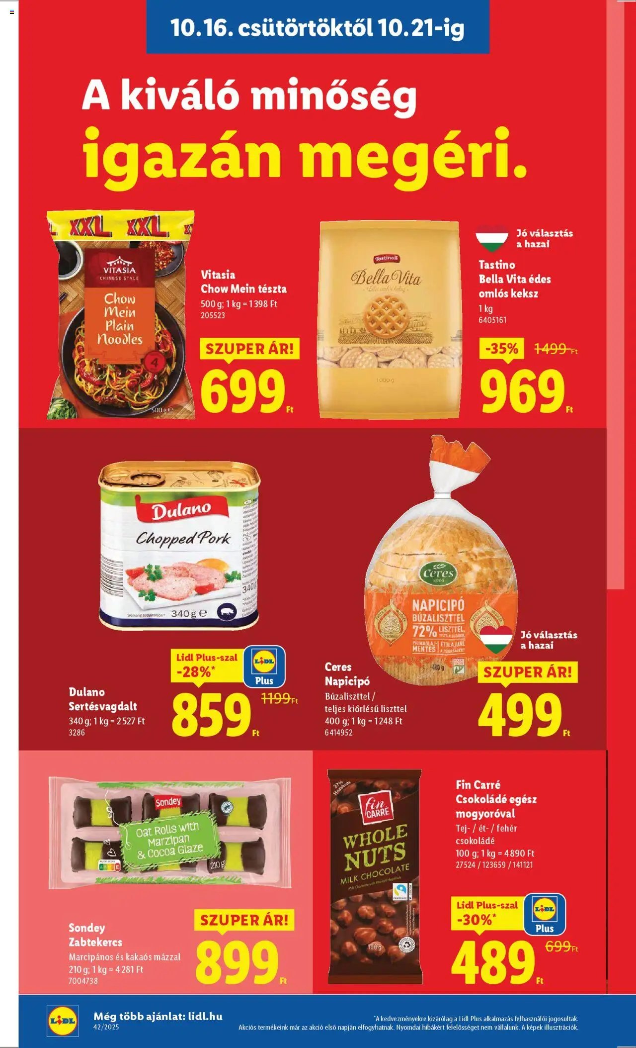 Lidl újság 2025.10.16. Akciós újság Lidl (2025-10-16 - 2025-10-21)
