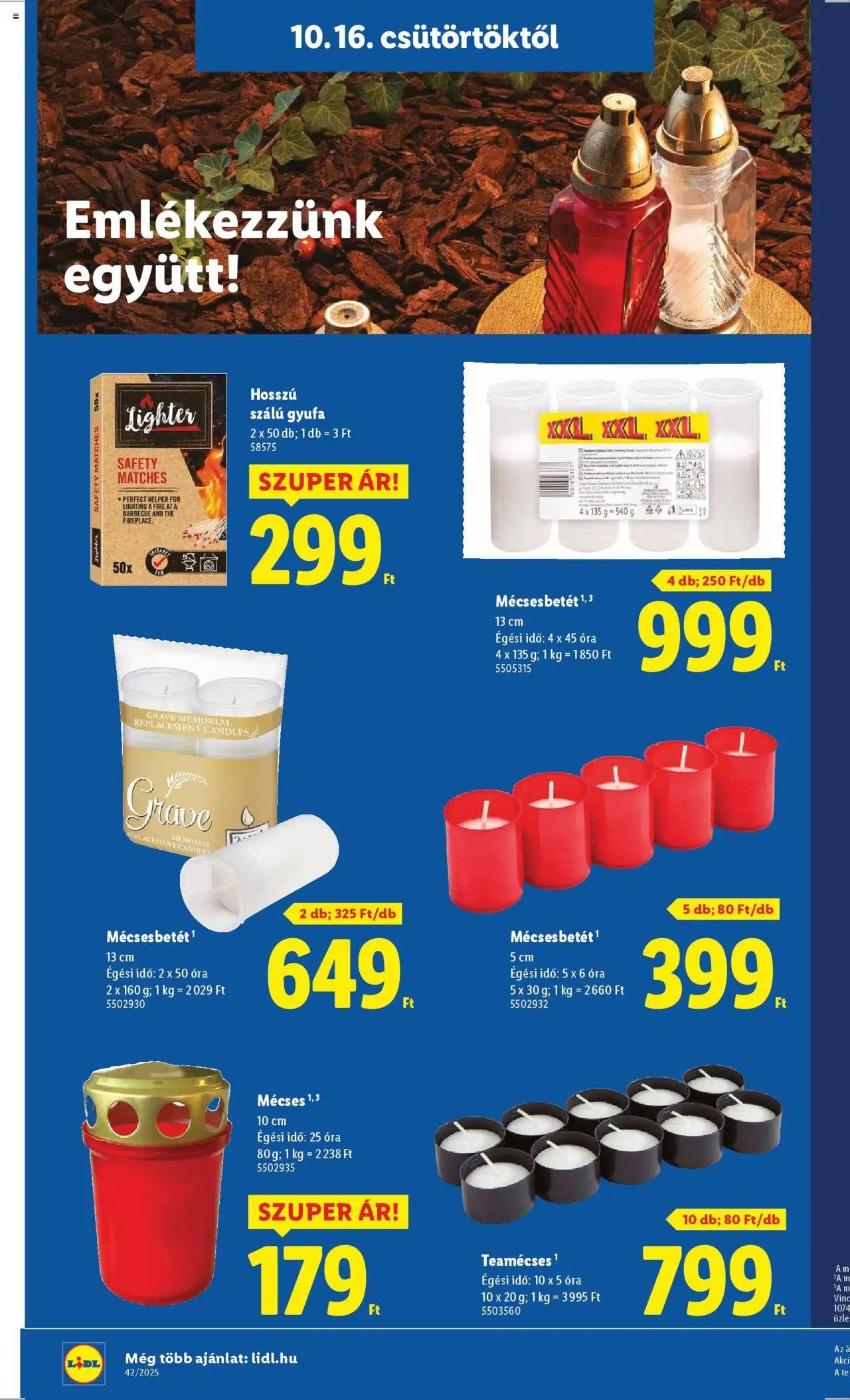 Lidl újság 2025.10.16. Akciós újság Lidl (2025-10-16 - 2025-10-21)
