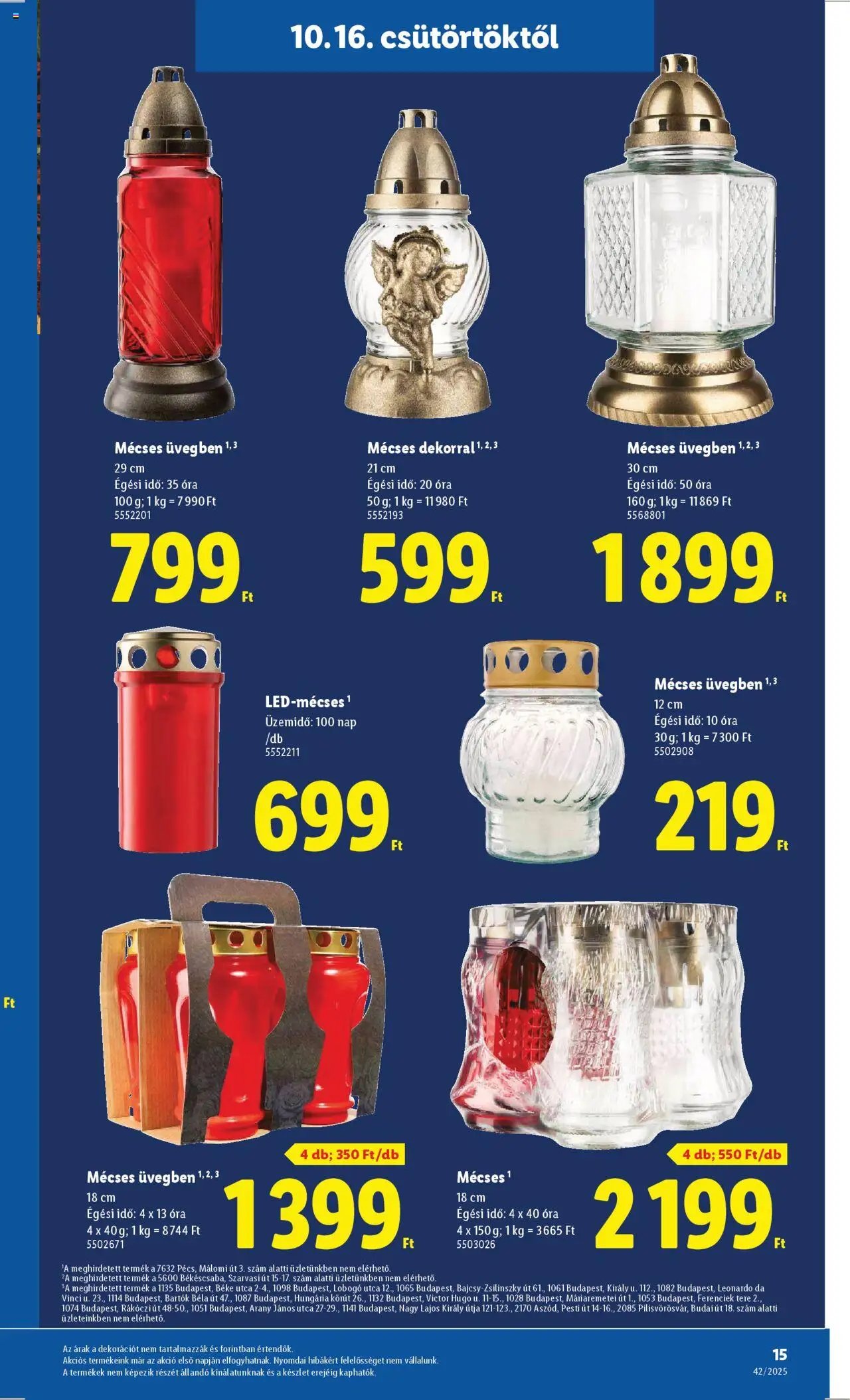 Lidl újság 2025.10.16. Akciós újság Lidl (2025-10-16 - 2025-10-21)