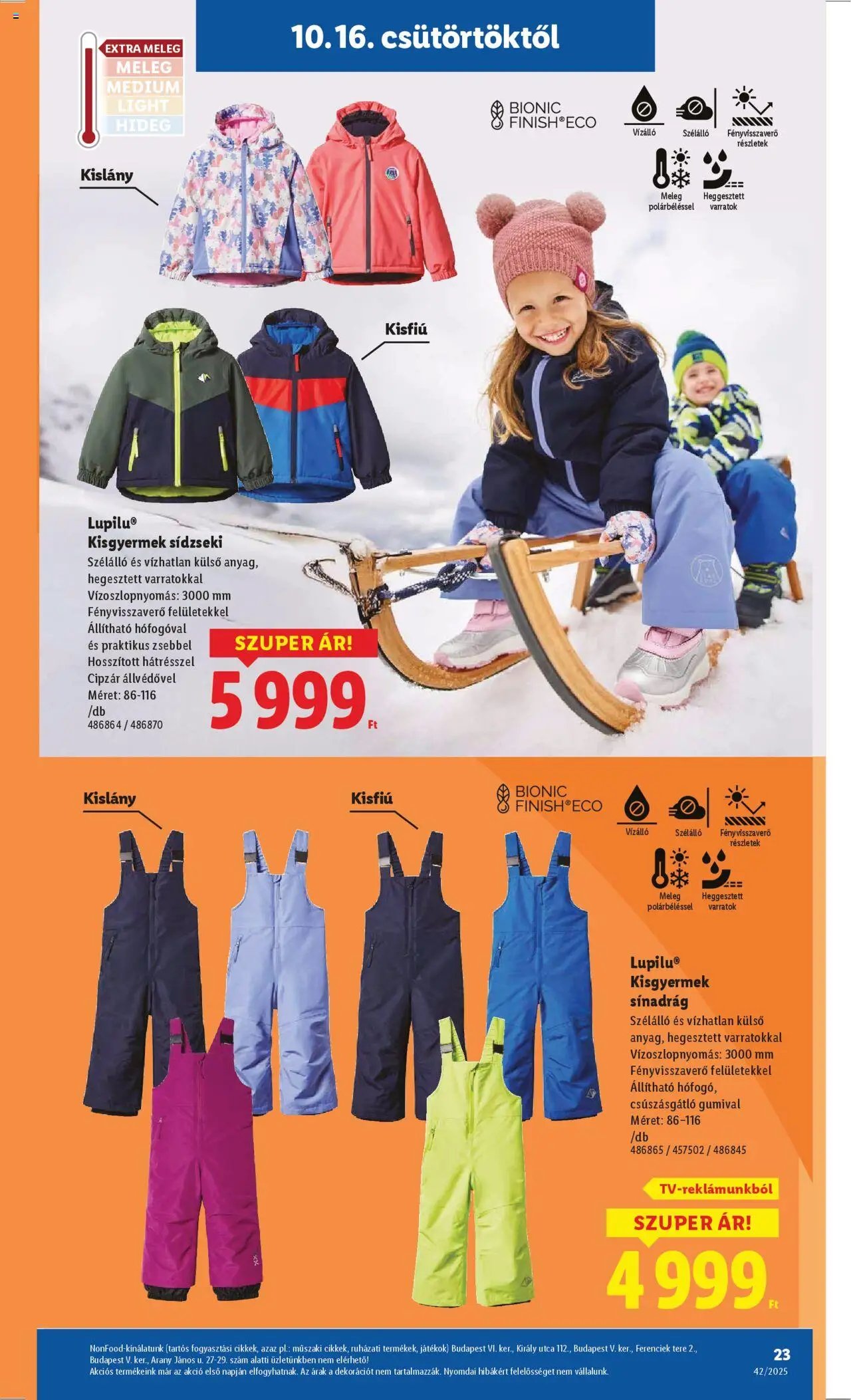 Lidl újság 2025.10.16. Akciós újság Lidl (2025-10-16 - 2025-10-21)