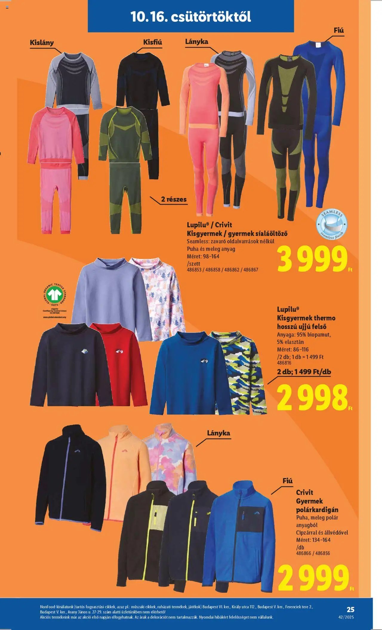 Lidl újság 2025.10.16. Akciós újság Lidl (2025-10-16 - 2025-10-21)