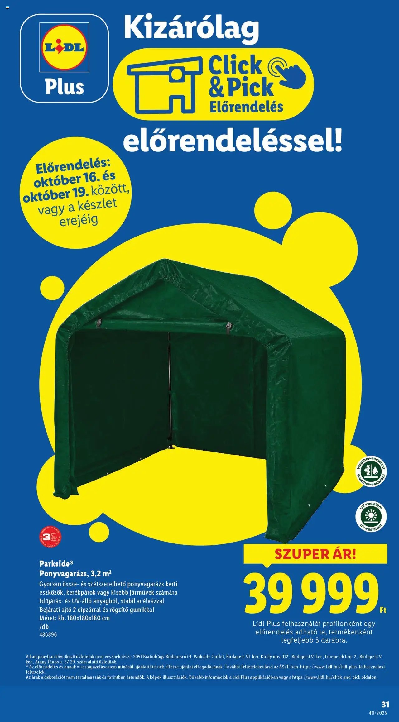 Lidl újság 2025.10.16. Akciós újság Lidl (2025-10-16 - 2025-10-21)