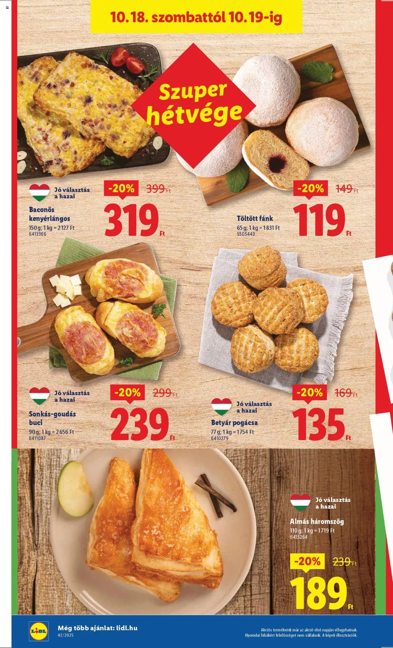 Lidl újság 2025.10.16. Akciós újság Lidl (2025-10-16 - 2025-10-21)