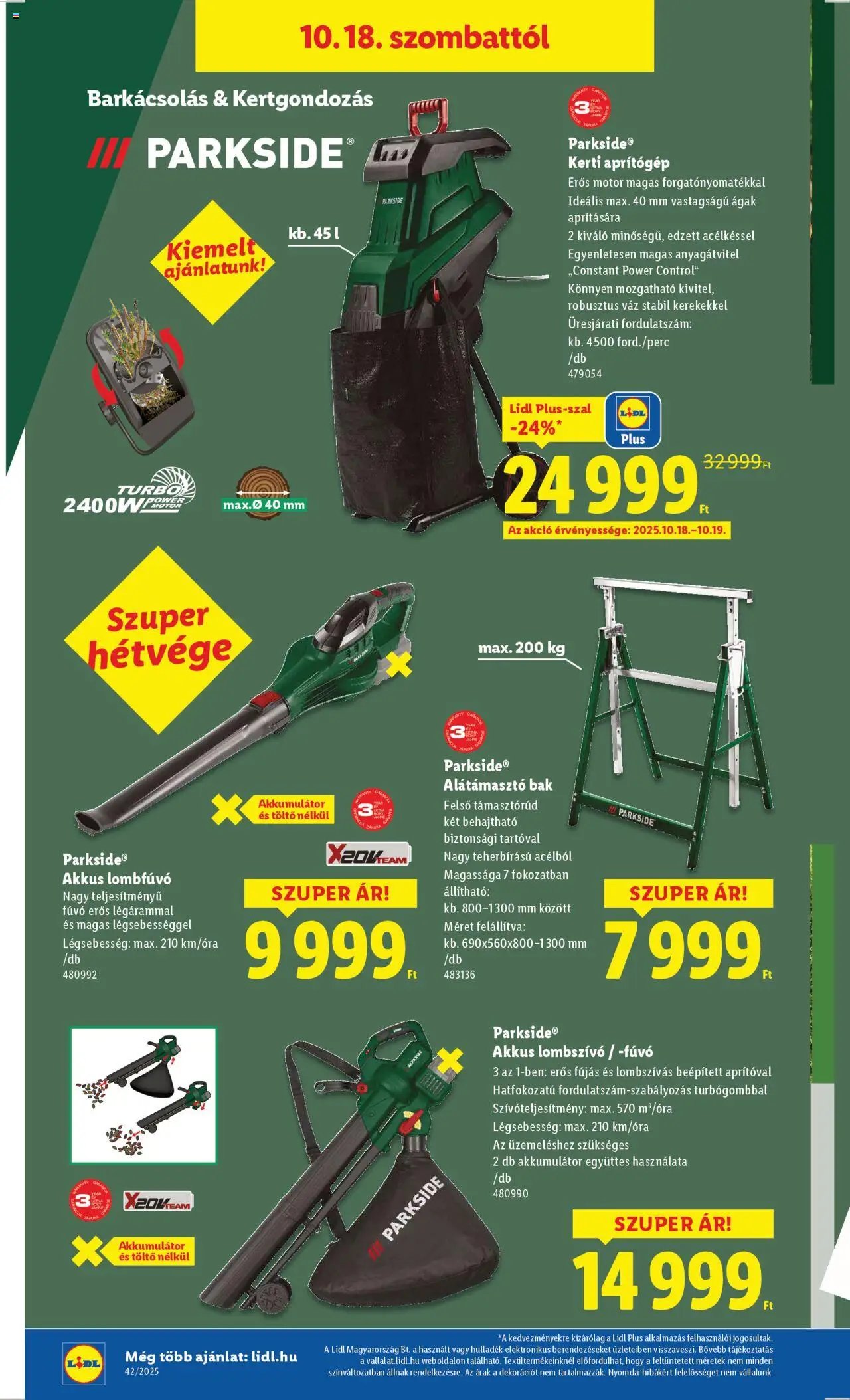 Lidl újság 2025.10.16. Akciós újság Lidl (2025-10-16 - 2025-10-21)