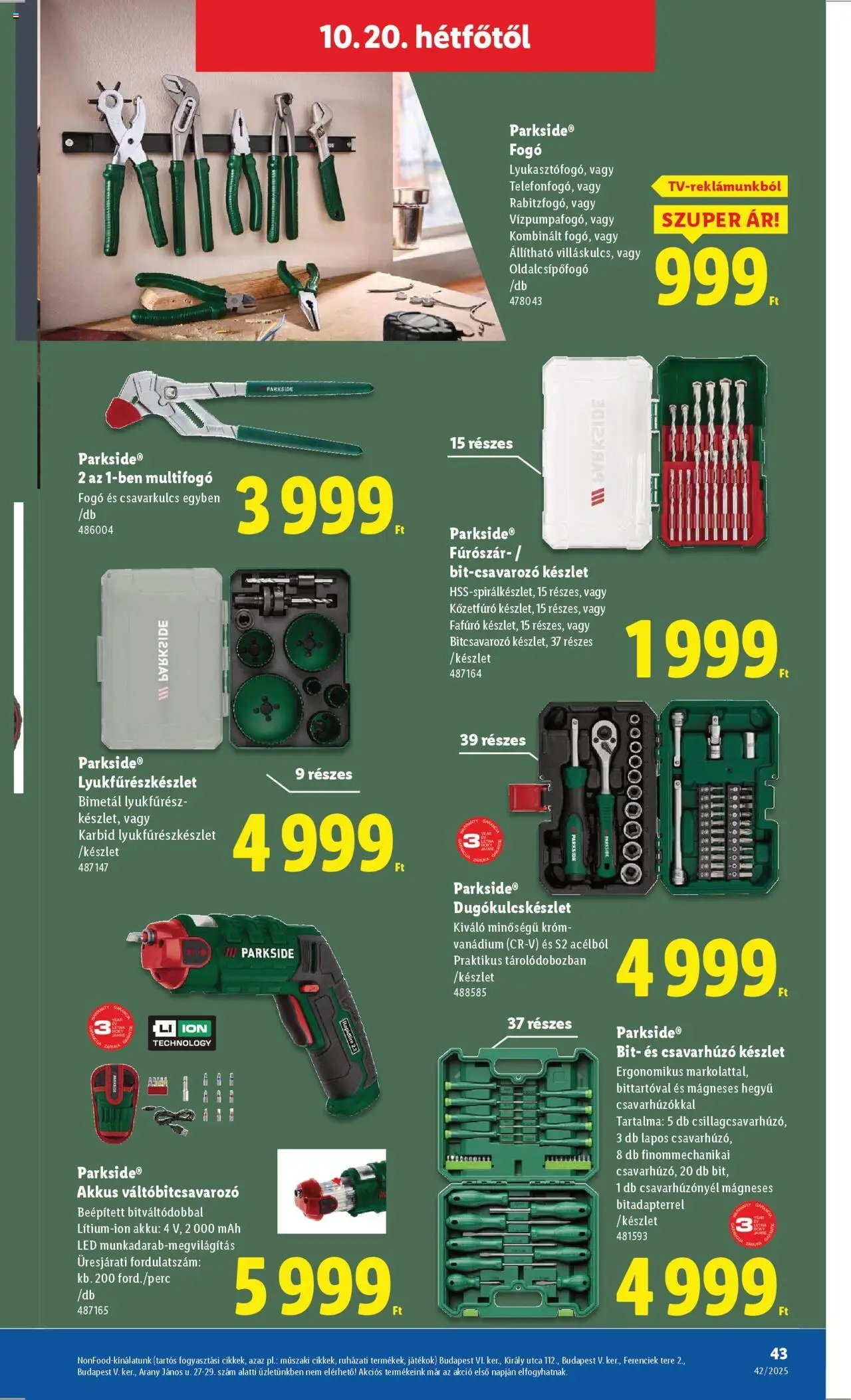 Lidl újság 2025.10.16. Akciós újság Lidl (2025-10-16 - 2025-10-21)
