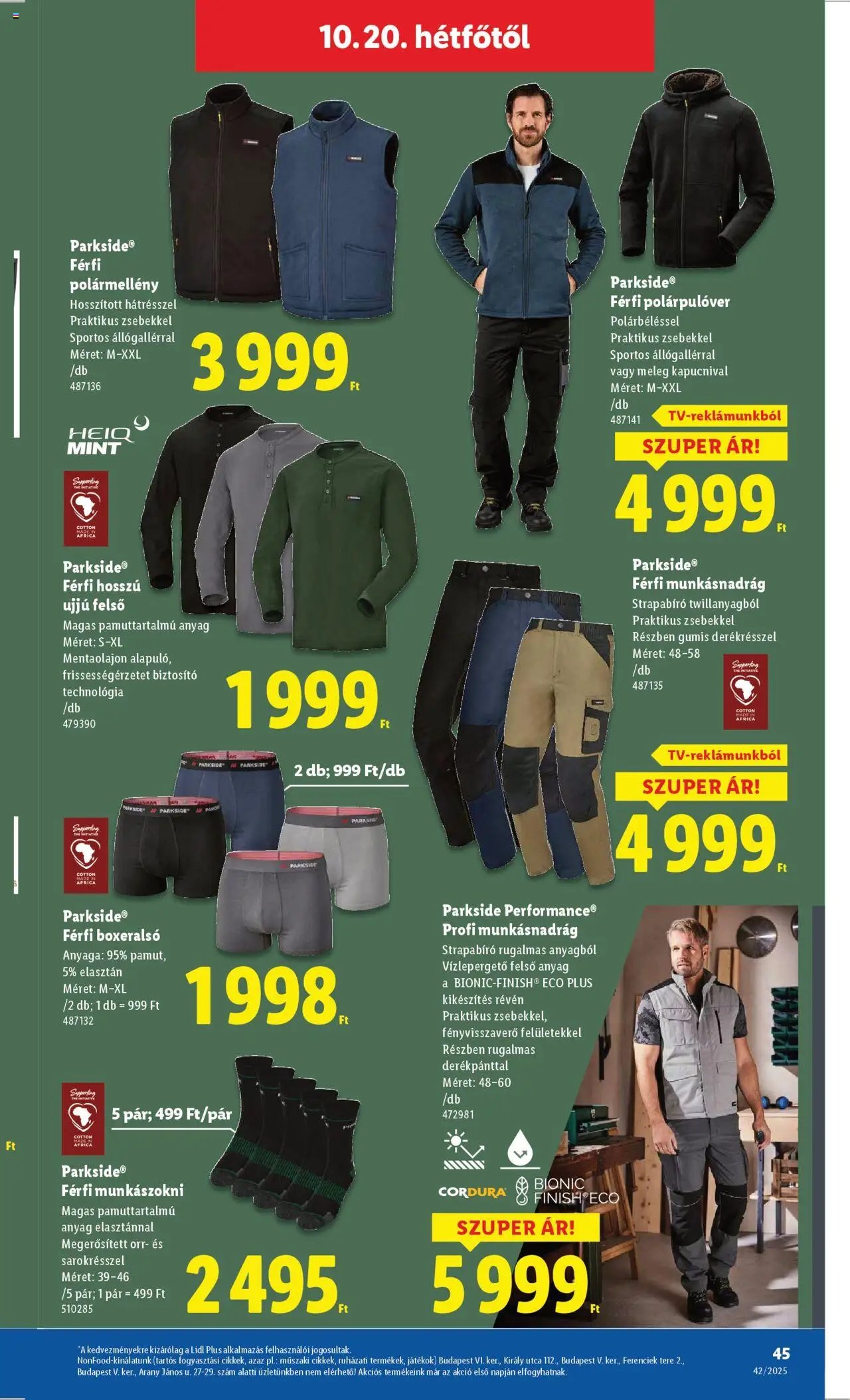 Lidl újság 2025.10.16. Akciós újság Lidl (2025-10-16 - 2025-10-21)