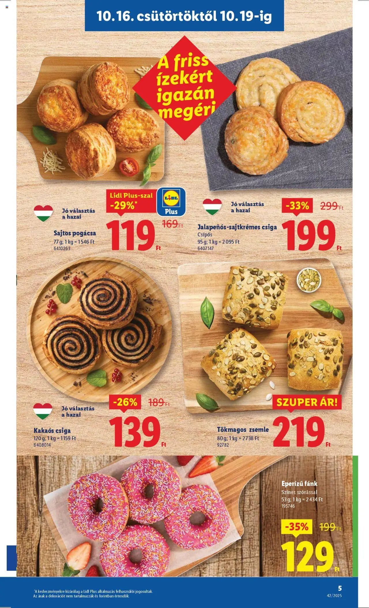 Lidl újság 2025.10.16. Akciós újság Lidl (2025-10-16 - 2025-10-21)