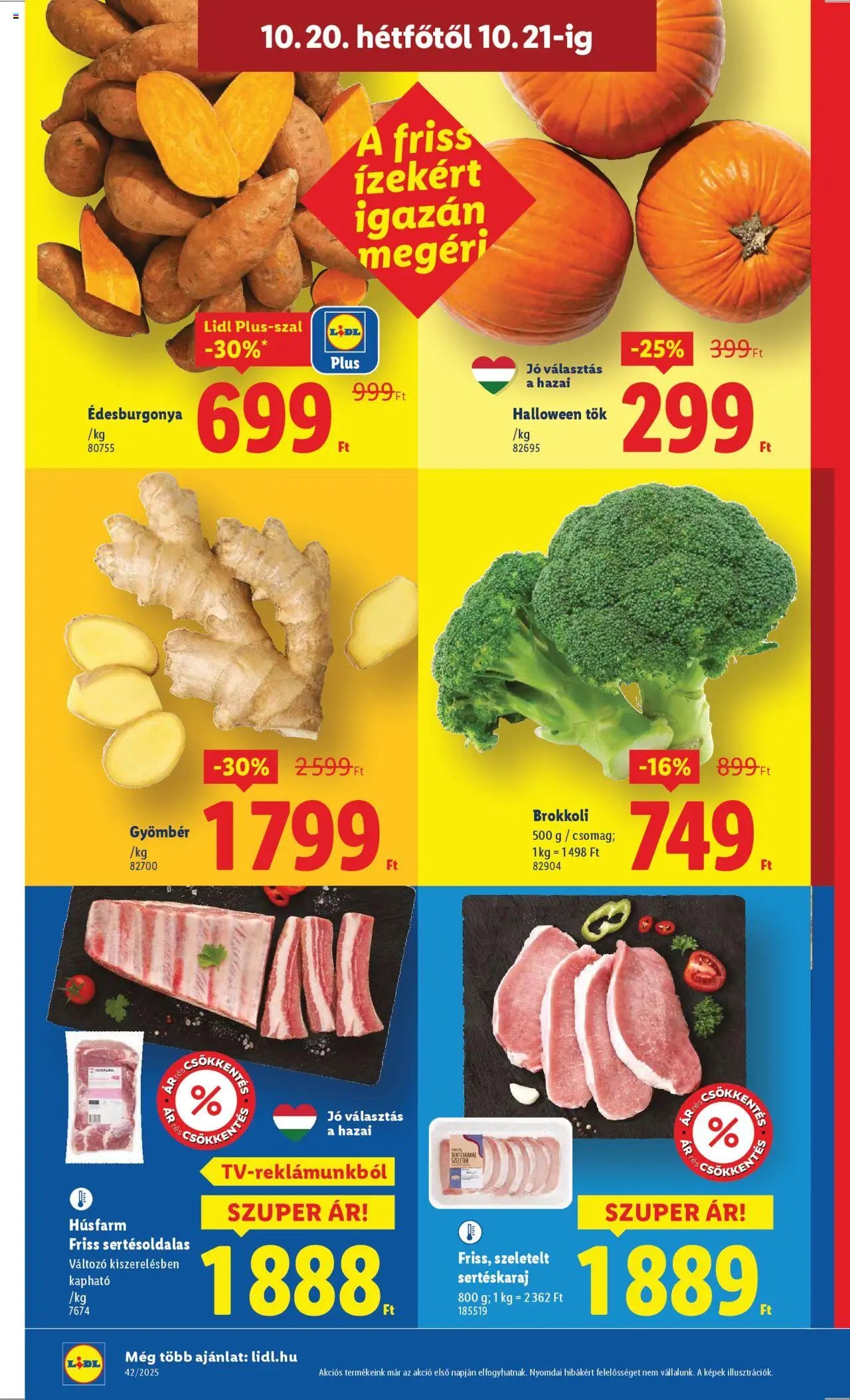 Lidl újság 2025.10.16. Akciós újság Lidl (2025-10-16 - 2025-10-21)