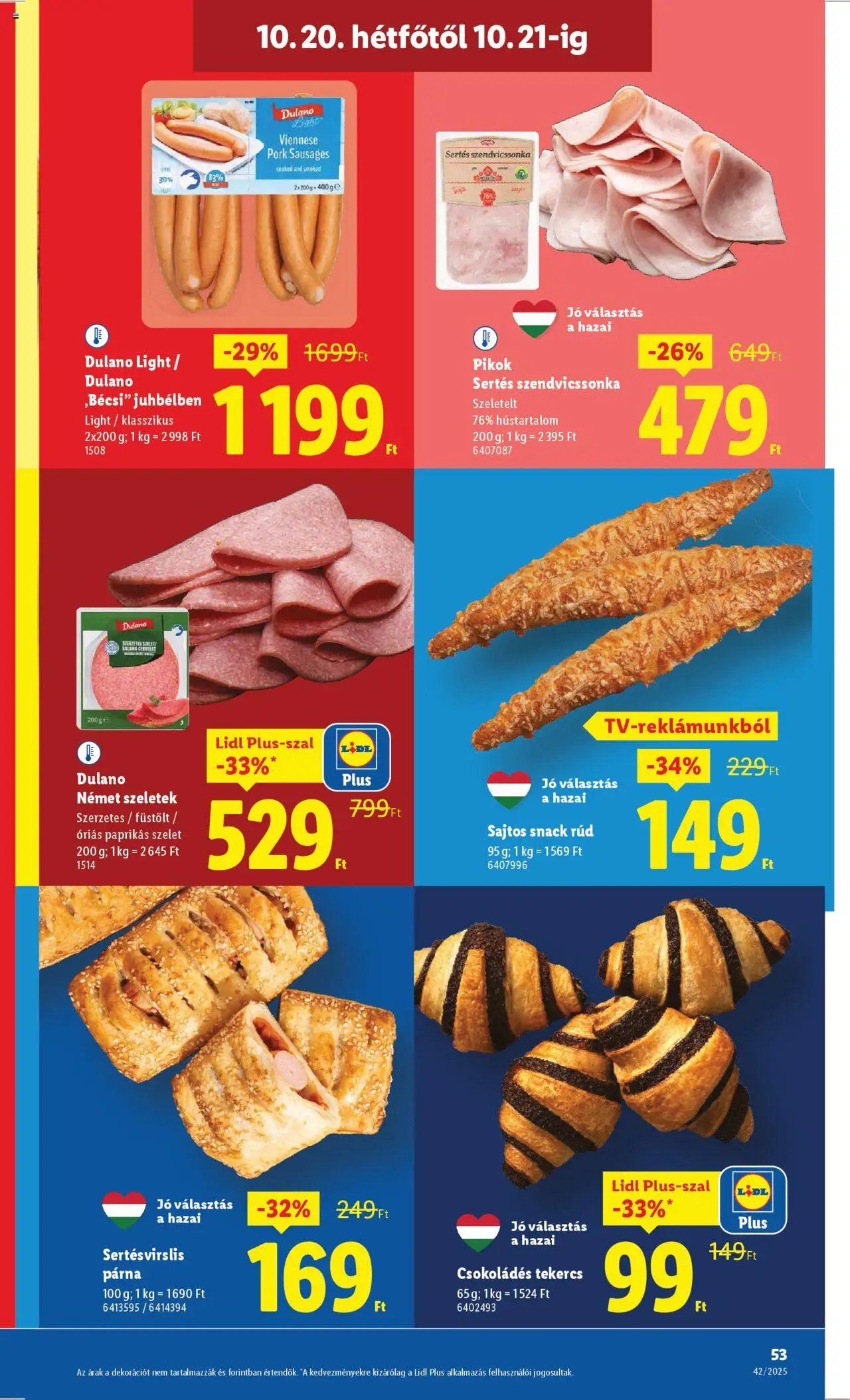 Lidl újság 2025.10.16. Akciós újság Lidl (2025-10-16 - 2025-10-21)