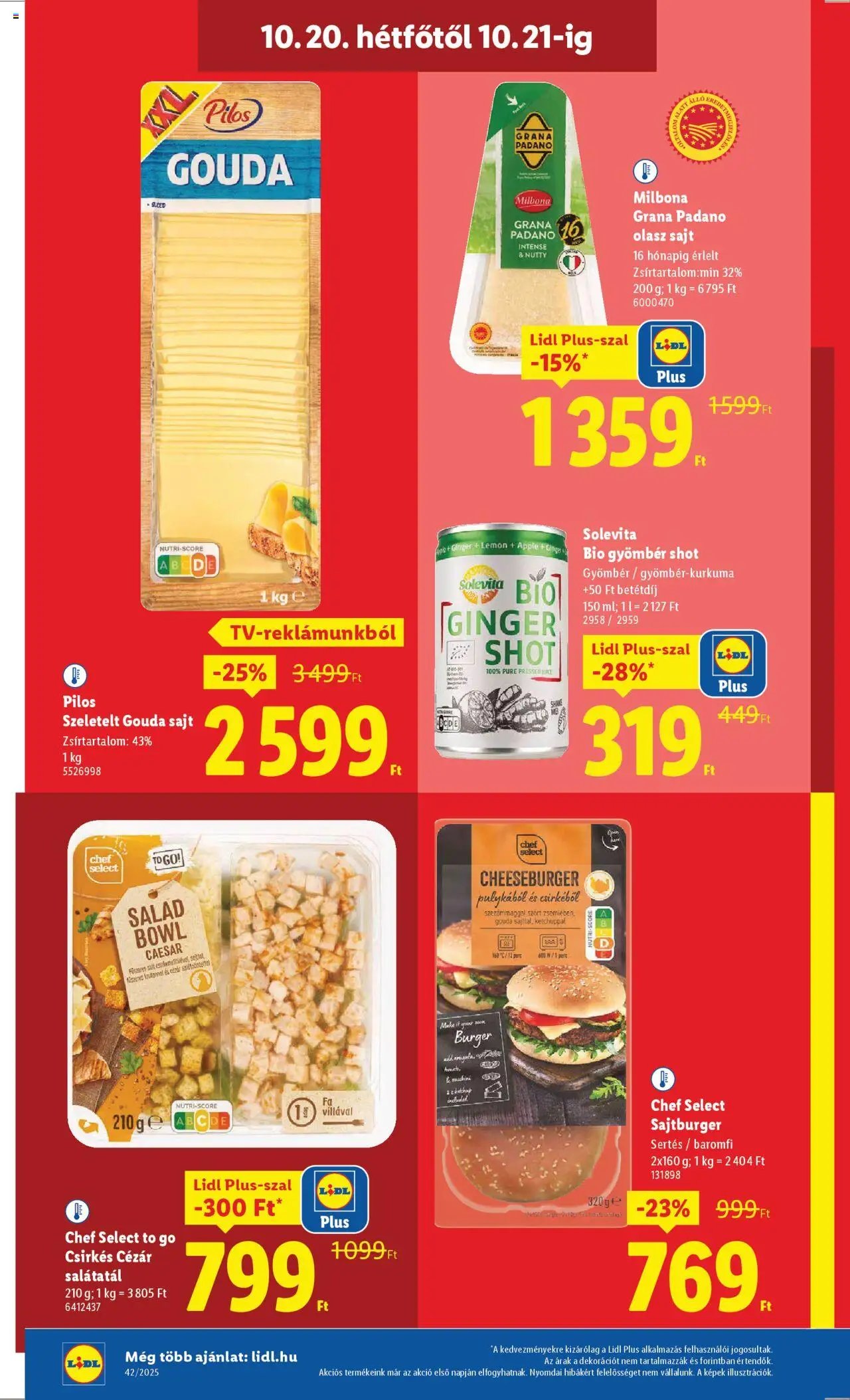 Lidl újság 2025.10.16. Akciós újság Lidl (2025-10-16 - 2025-10-21)