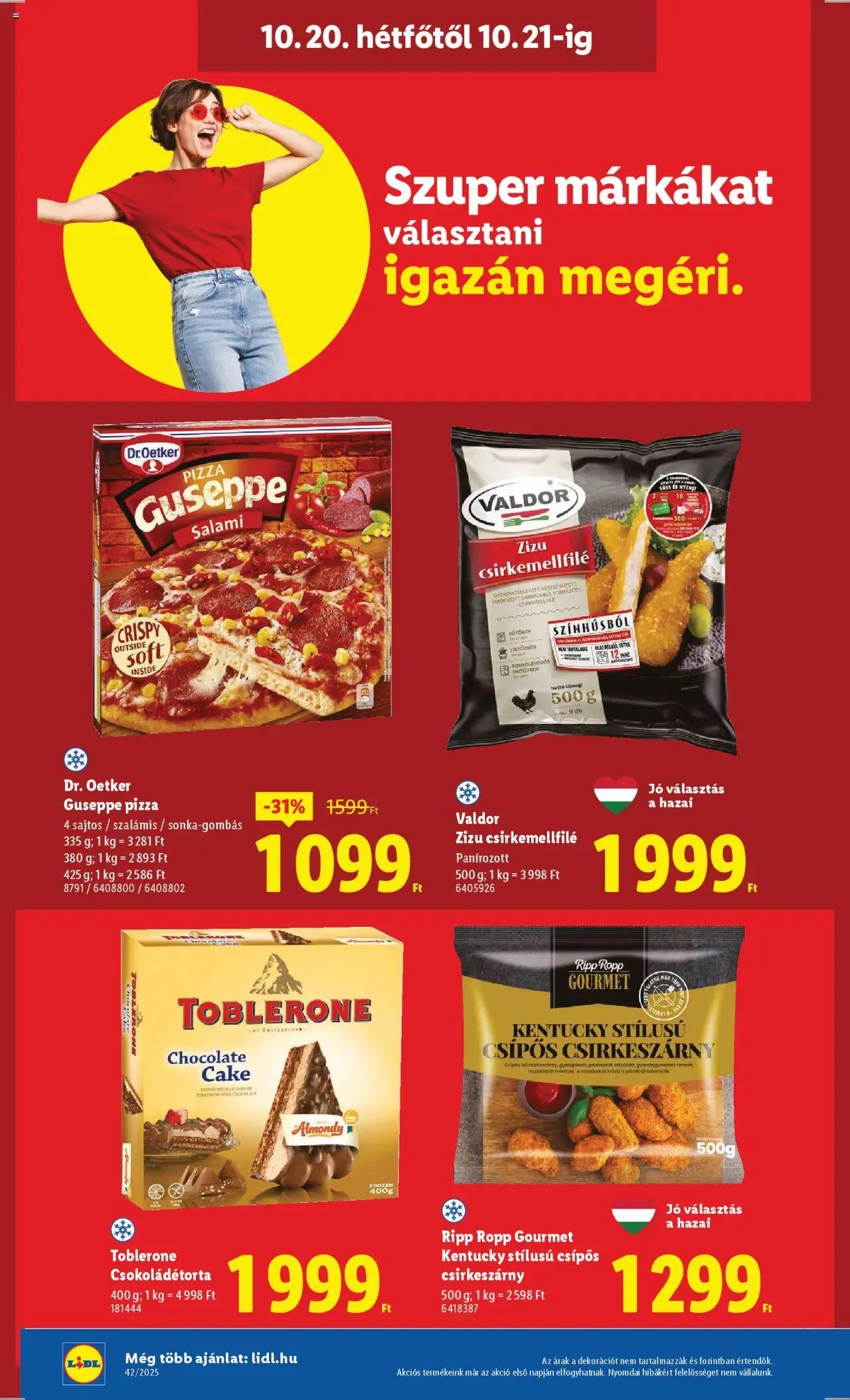 Lidl újság 2025.10.16. Akciós újság Lidl (2025-10-16 - 2025-10-21)