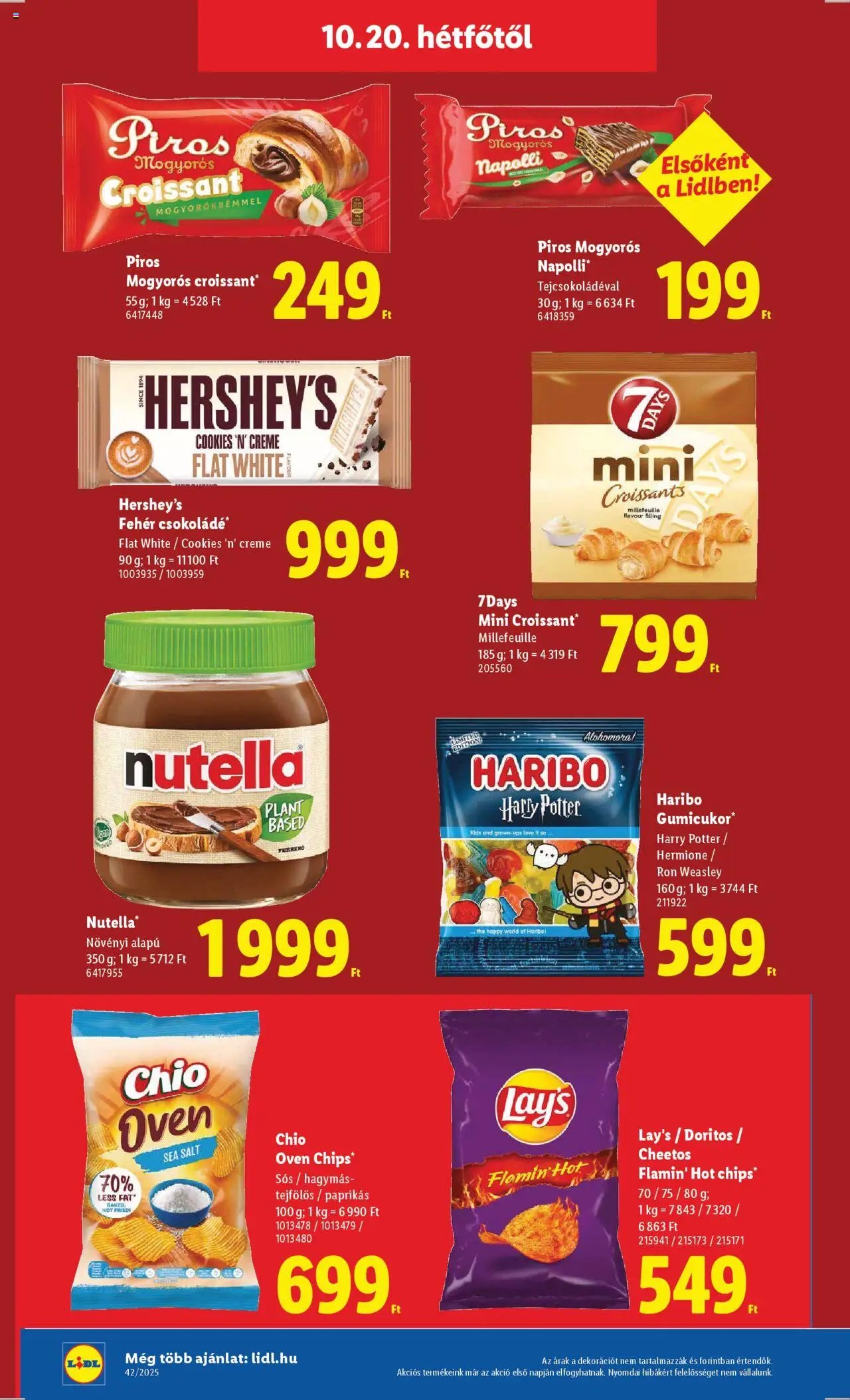Lidl újság 2025.10.16. Akciós újság Lidl (2025-10-16 - 2025-10-21)