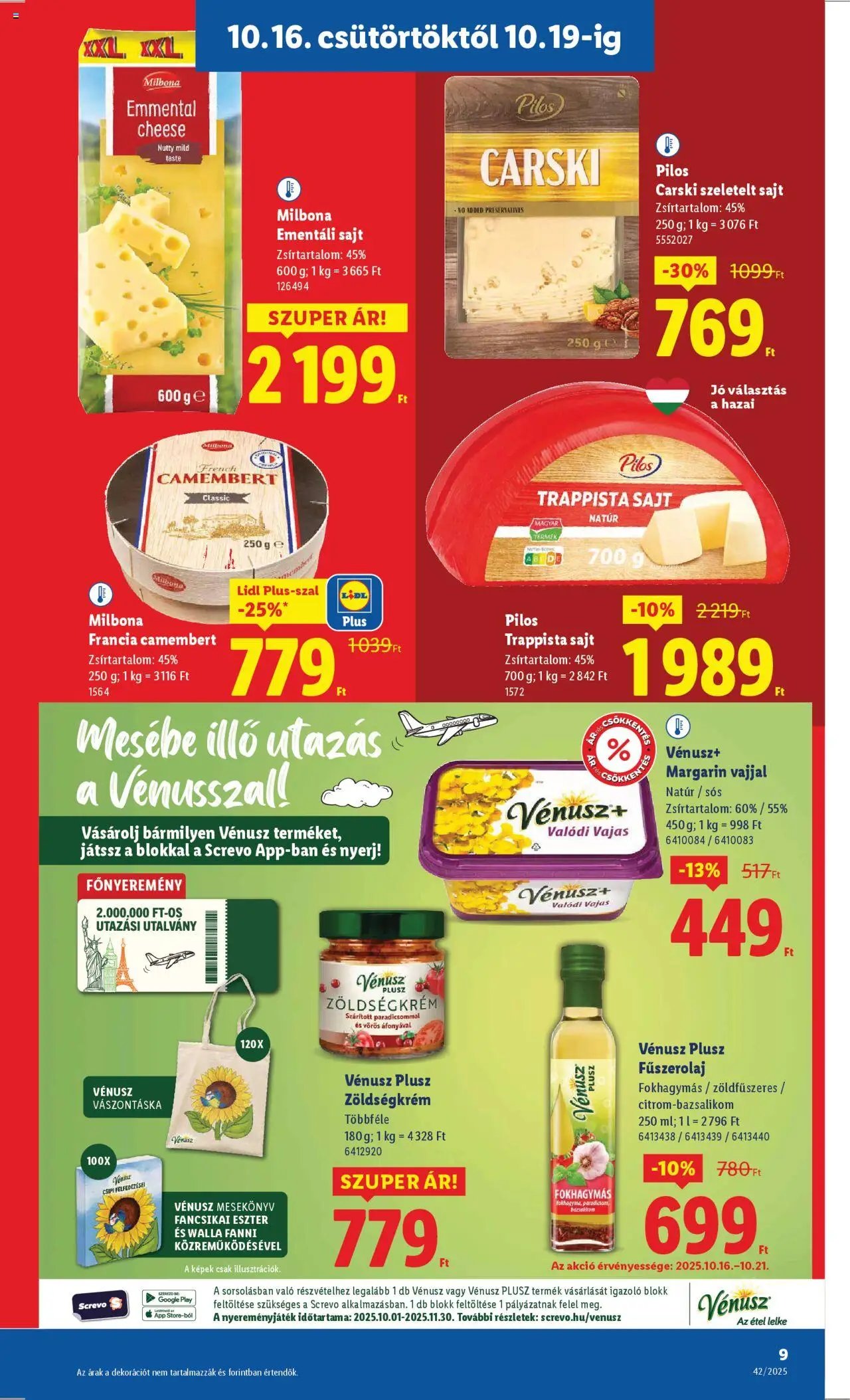 Lidl újság 2025.10.16. Akciós újság Lidl (2025-10-16 - 2025-10-21)