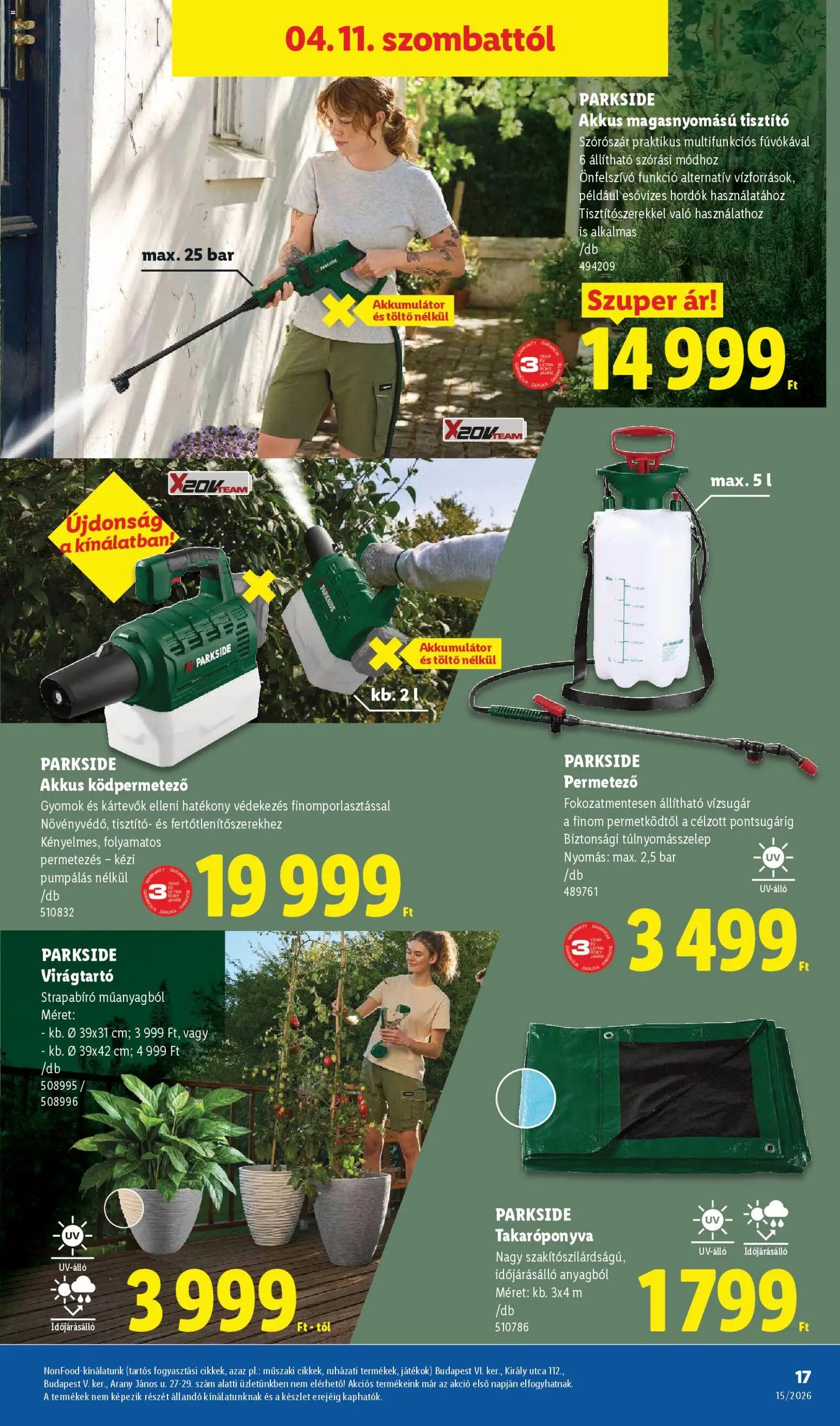 Lidl újság 2026.04.09. Lidl Nonfood kínálatunk (2026-04-09 - 2026-04-15)