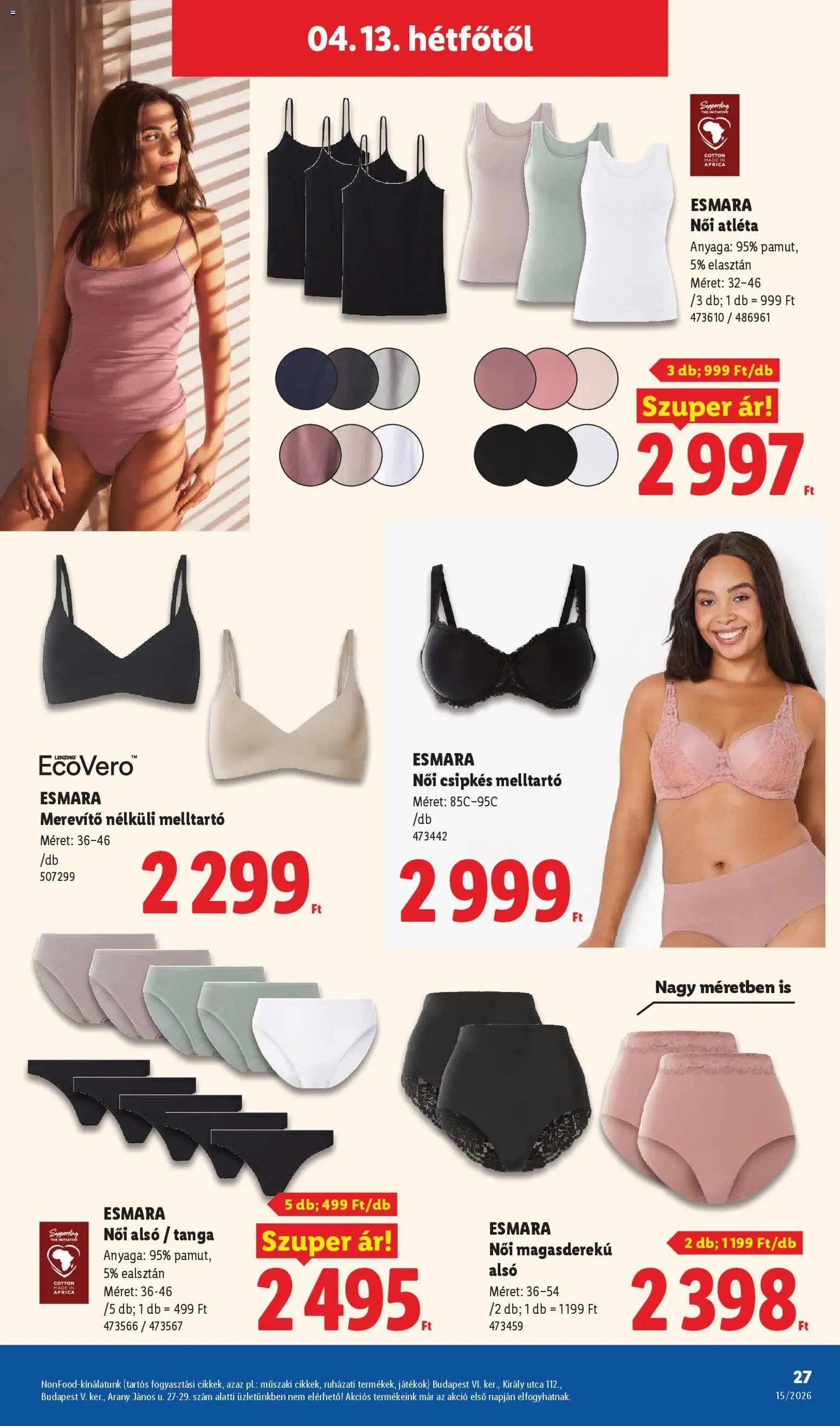 Lidl újság 2026.04.09. Lidl Nonfood kínálatunk (2026-04-09 - 2026-04-15)