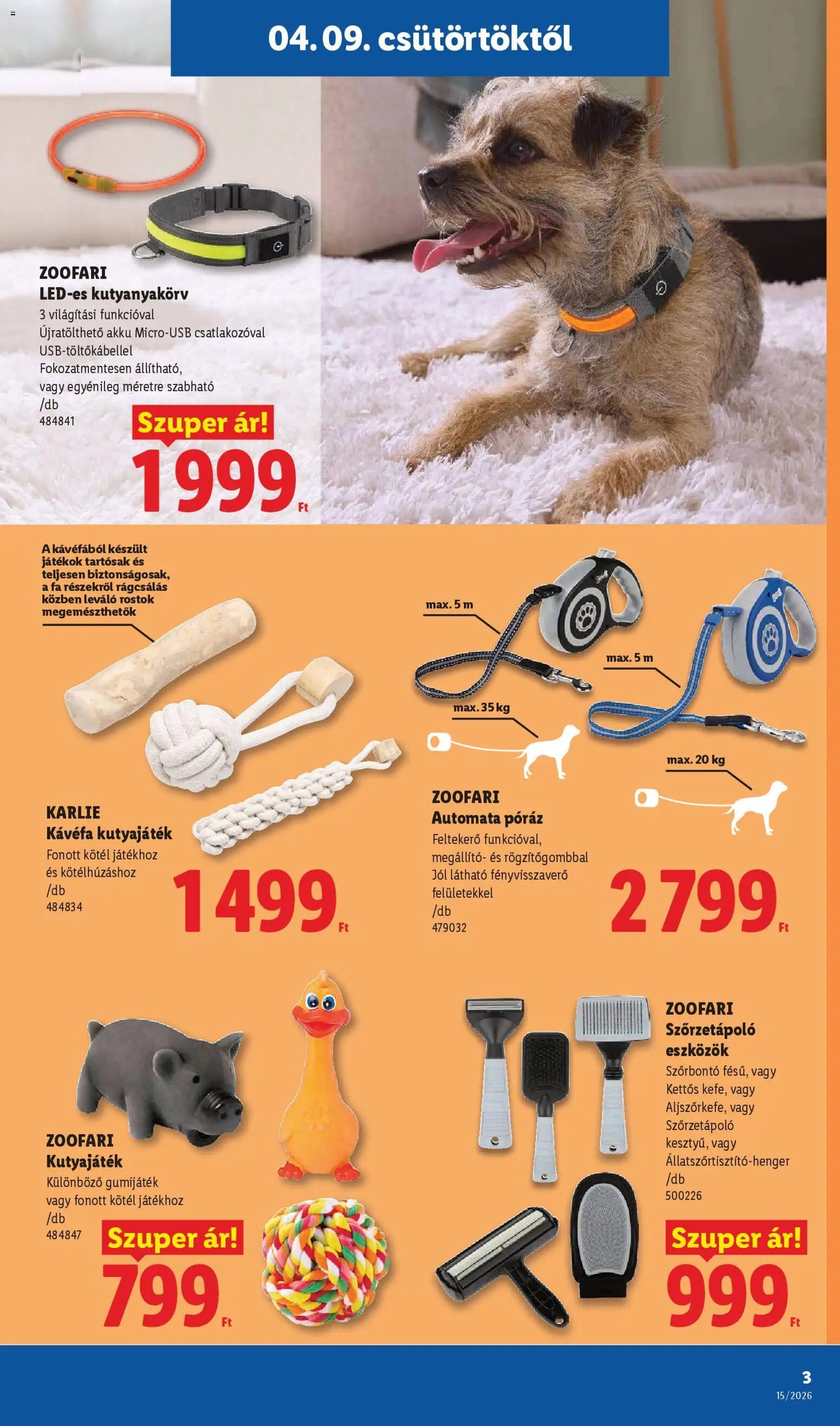 Lidl újság 2026.04.09. Lidl Nonfood kínálatunk (2026-04-09 - 2026-04-15)