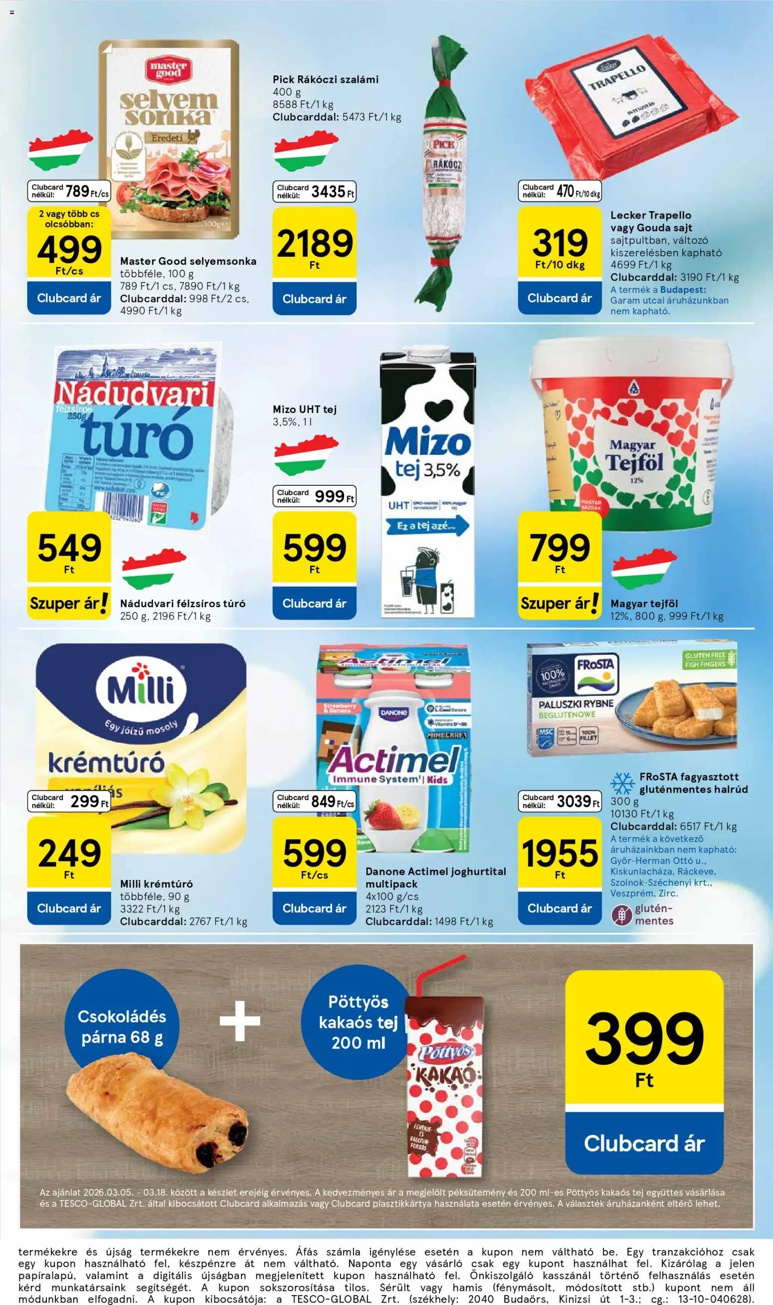Tesco újság 2026.03.12. Tesco Szupermarket akciós újság (2026-03-12 - 2026-03-18)