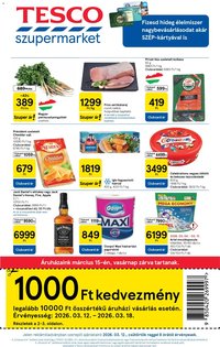 Tesco újság 2026.03.12. Tesco Szupermarket akciós újság (2026-03-12 - 2026-03-18)