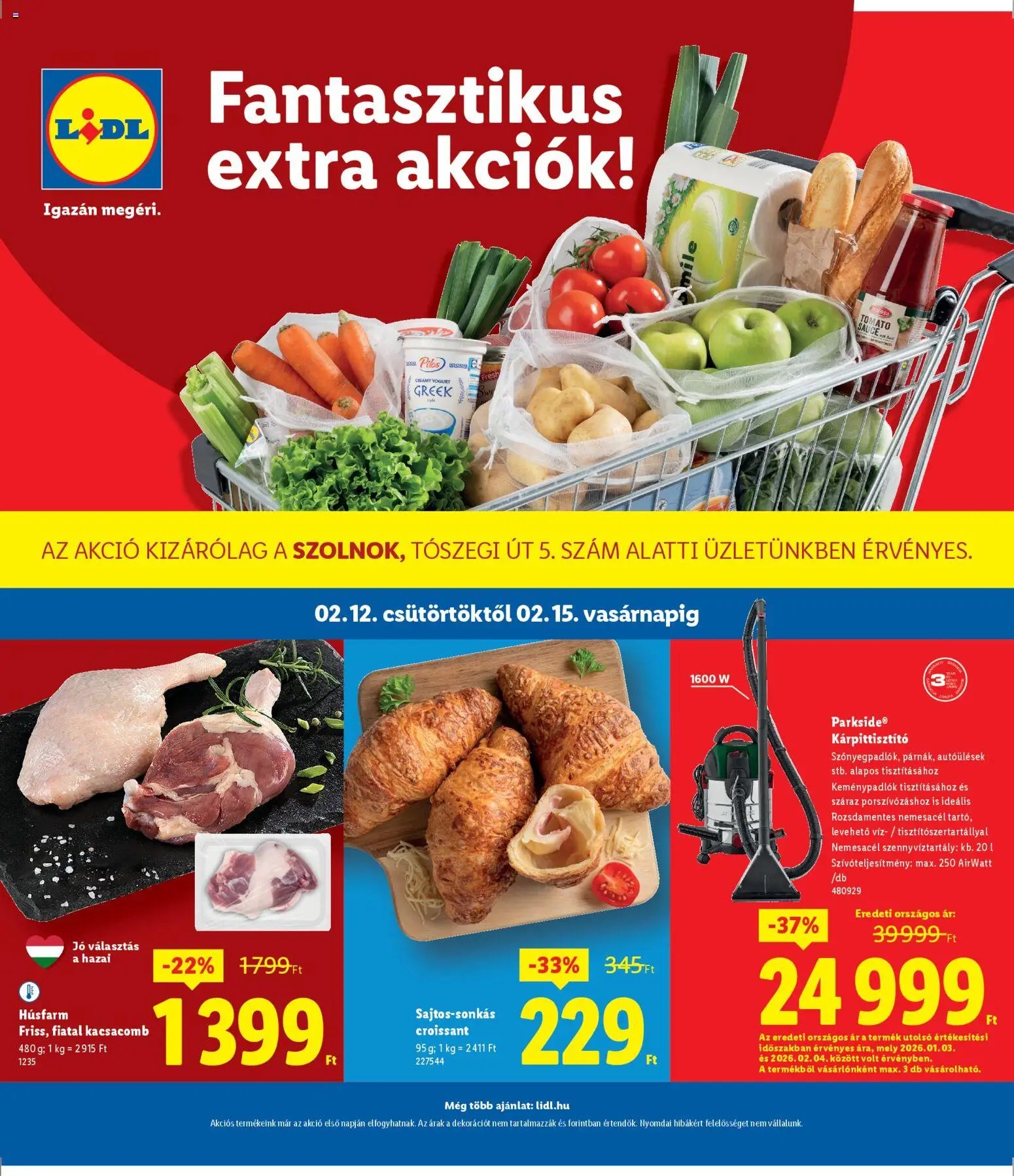 Lidl újság 2026.02.12. Szolnok (2026-02-12 - 2026-02-15)