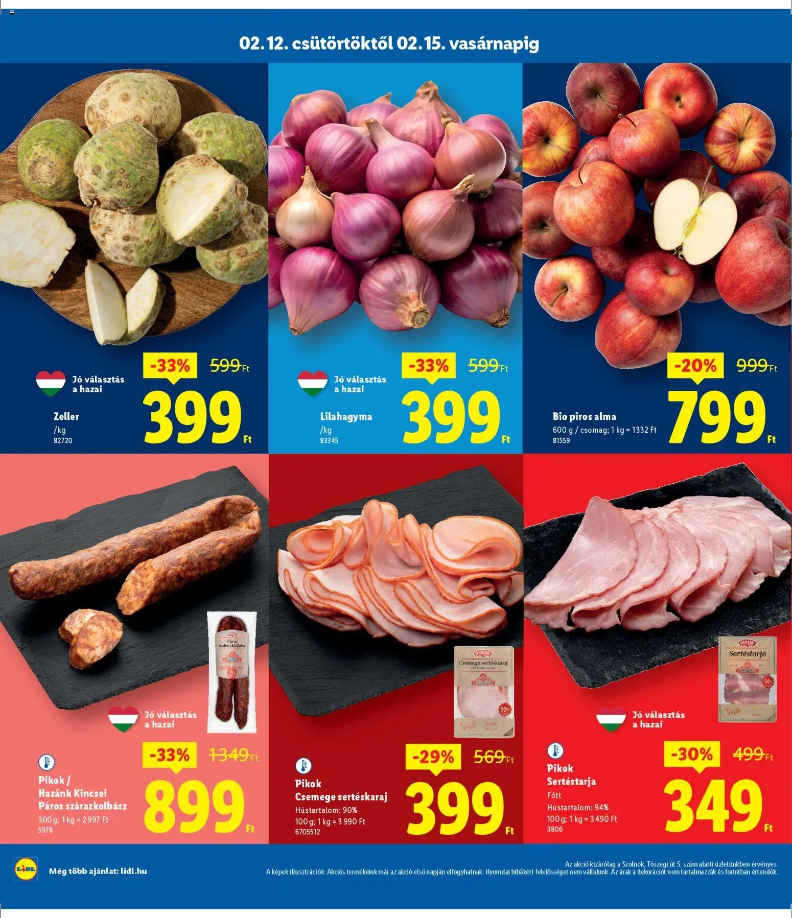 Lidl újság 2026.02.12. Szolnok (2026-02-12 - 2026-02-15)
