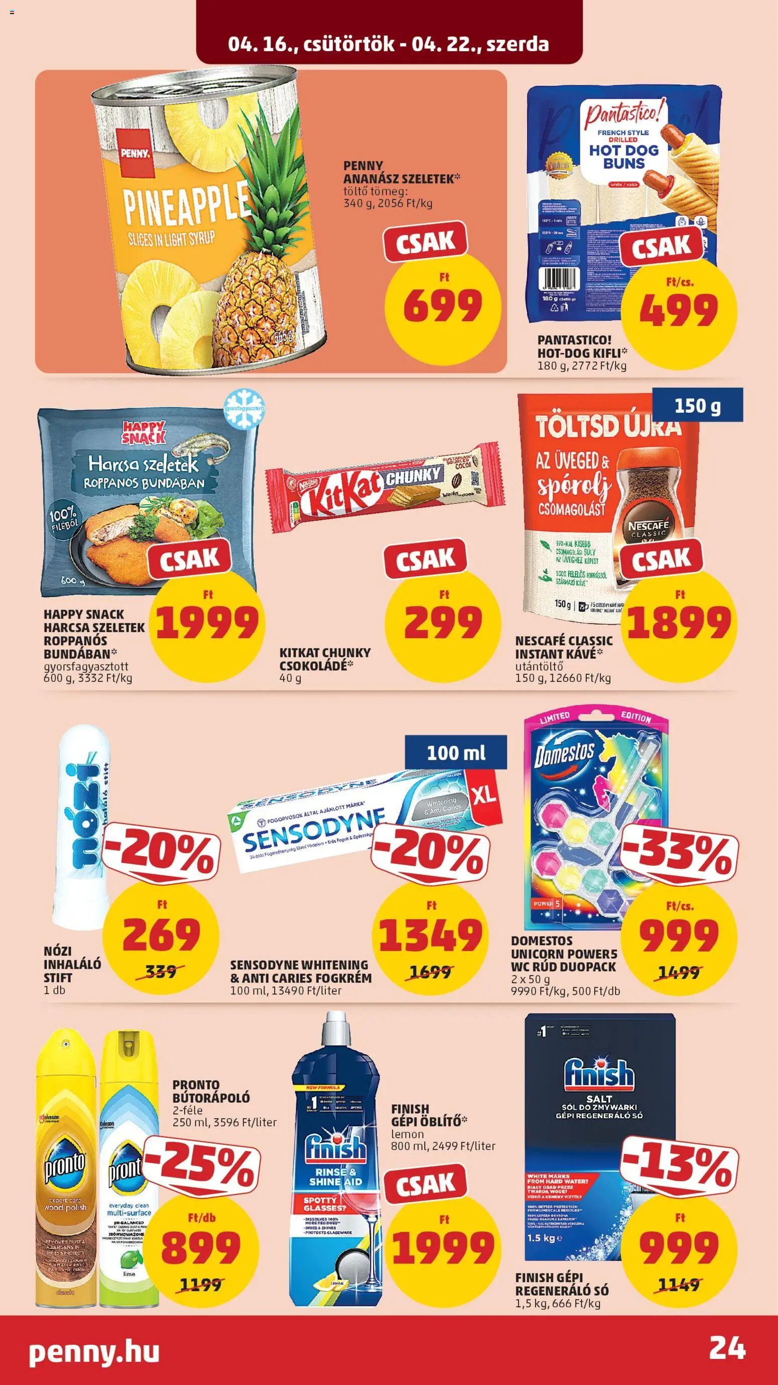 PENNY újság 2026.04.16. PENNY akciós újság (2026-04-16 - 2026-04-22)