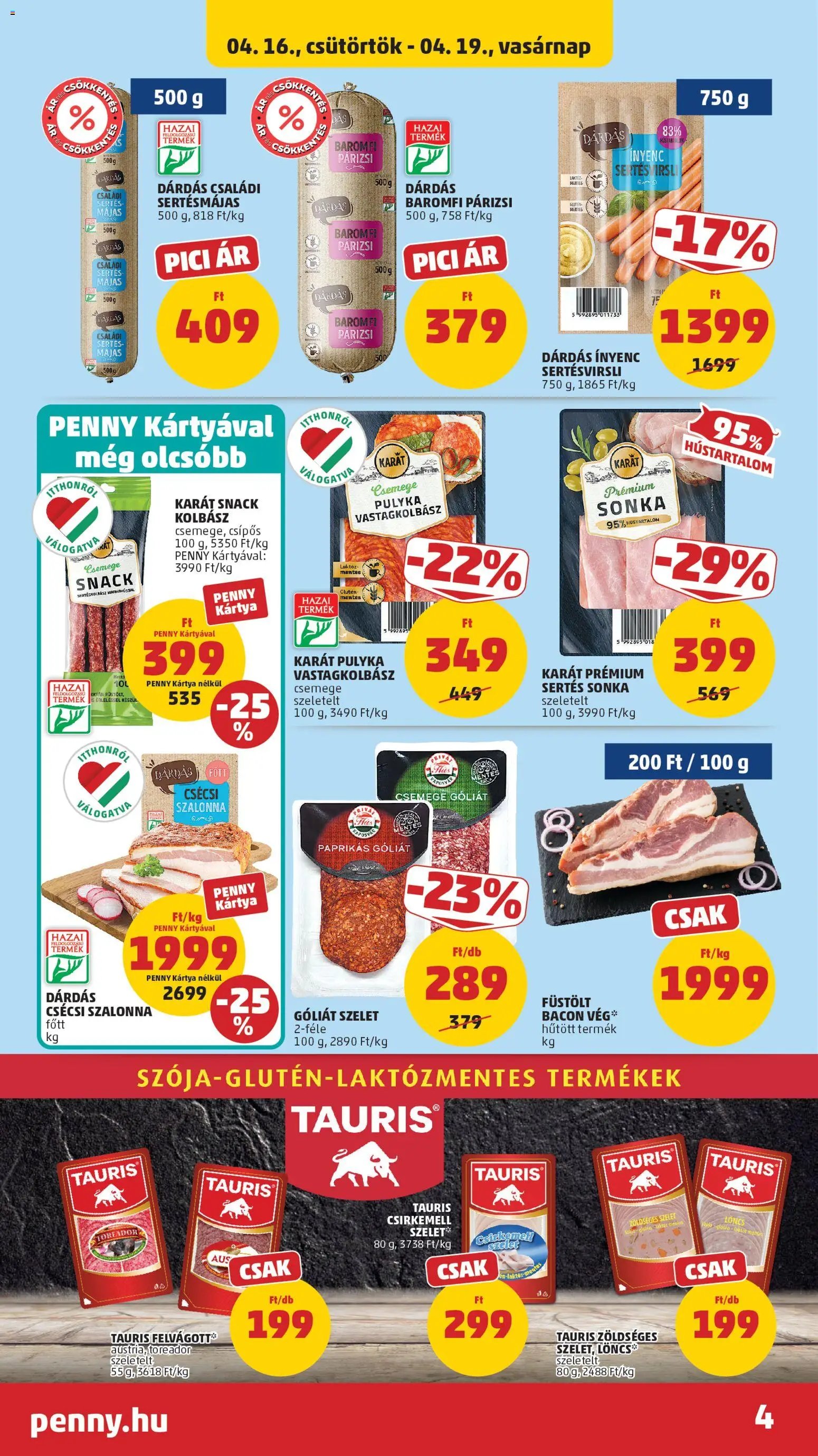 PENNY újság 2026.04.16. PENNY akciós újság (2026-04-16 - 2026-04-22)