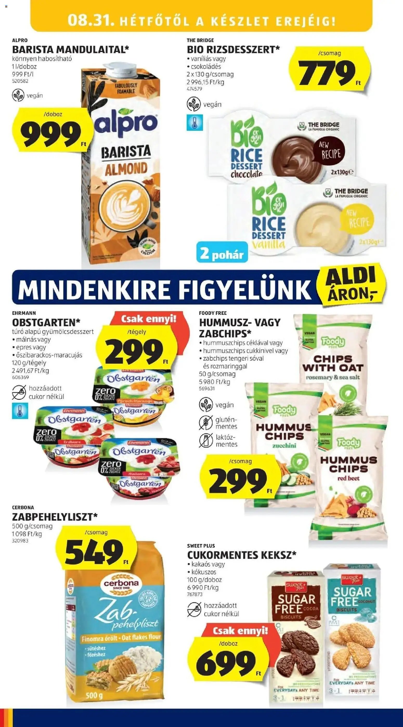 Aldi újság 2026.08.27. Aldi aktuális akciós újság