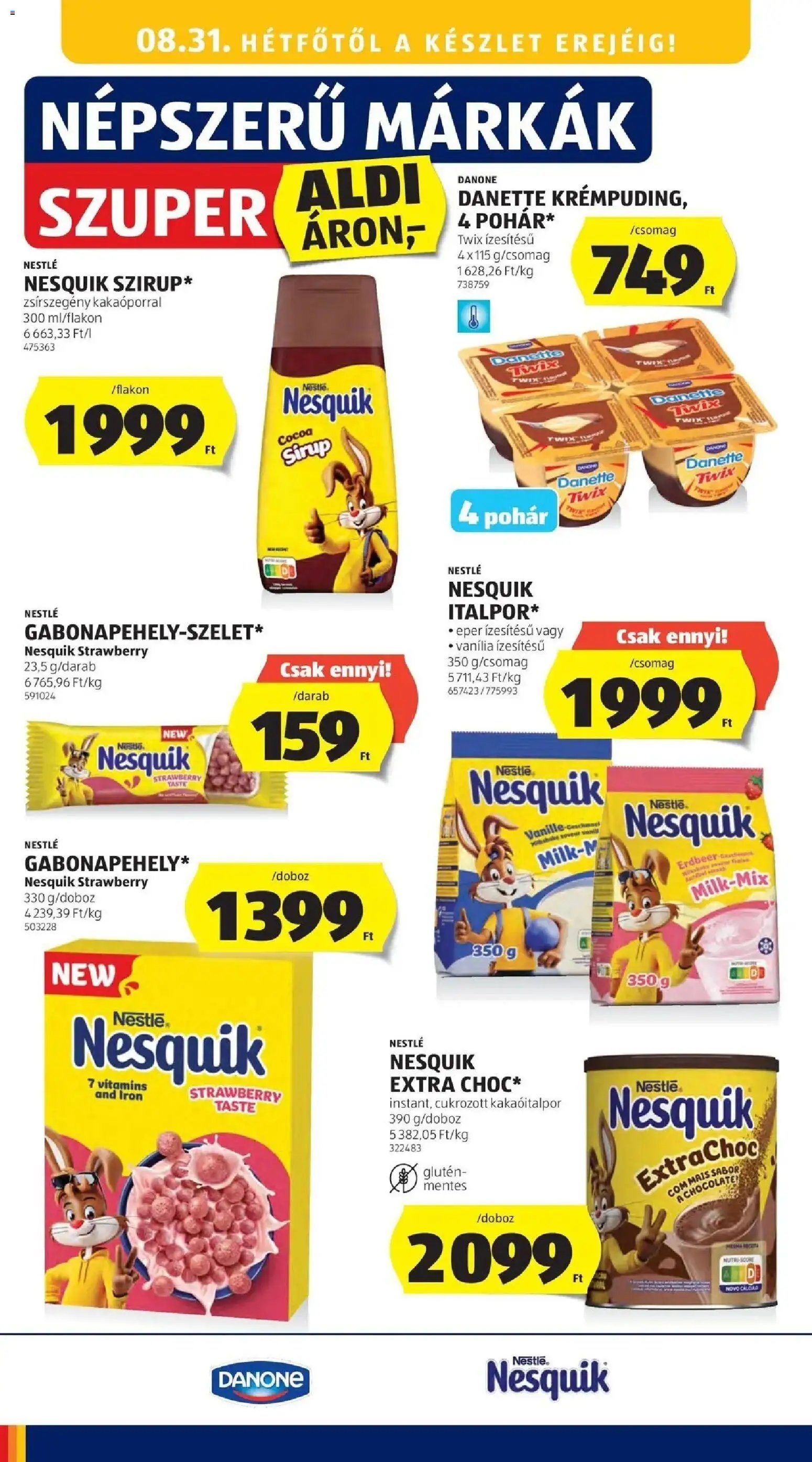 Aldi újság 2026.08.27. Aldi aktuális akciós újság