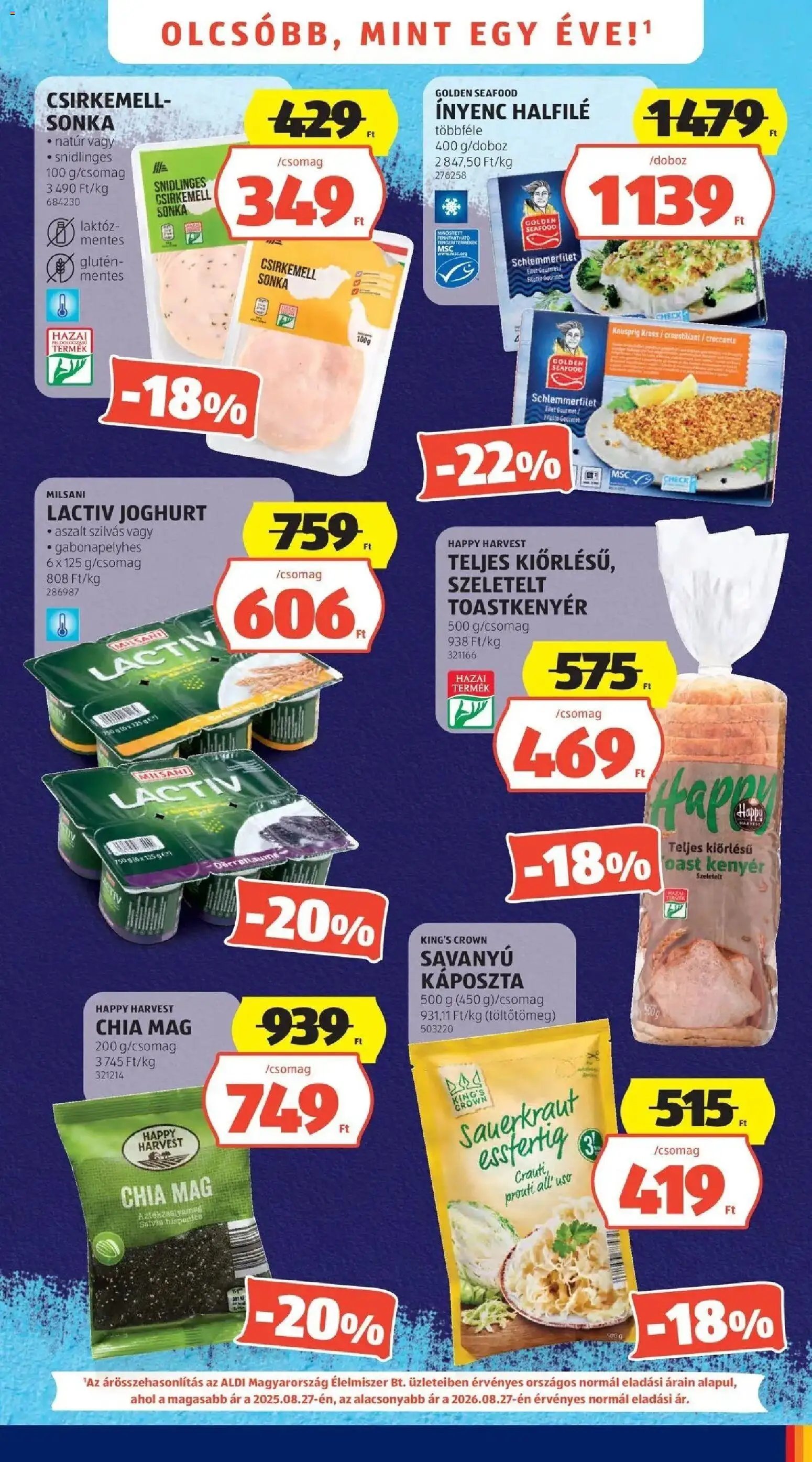 Aldi újság 2026.08.27. Aldi aktuális akciós újság