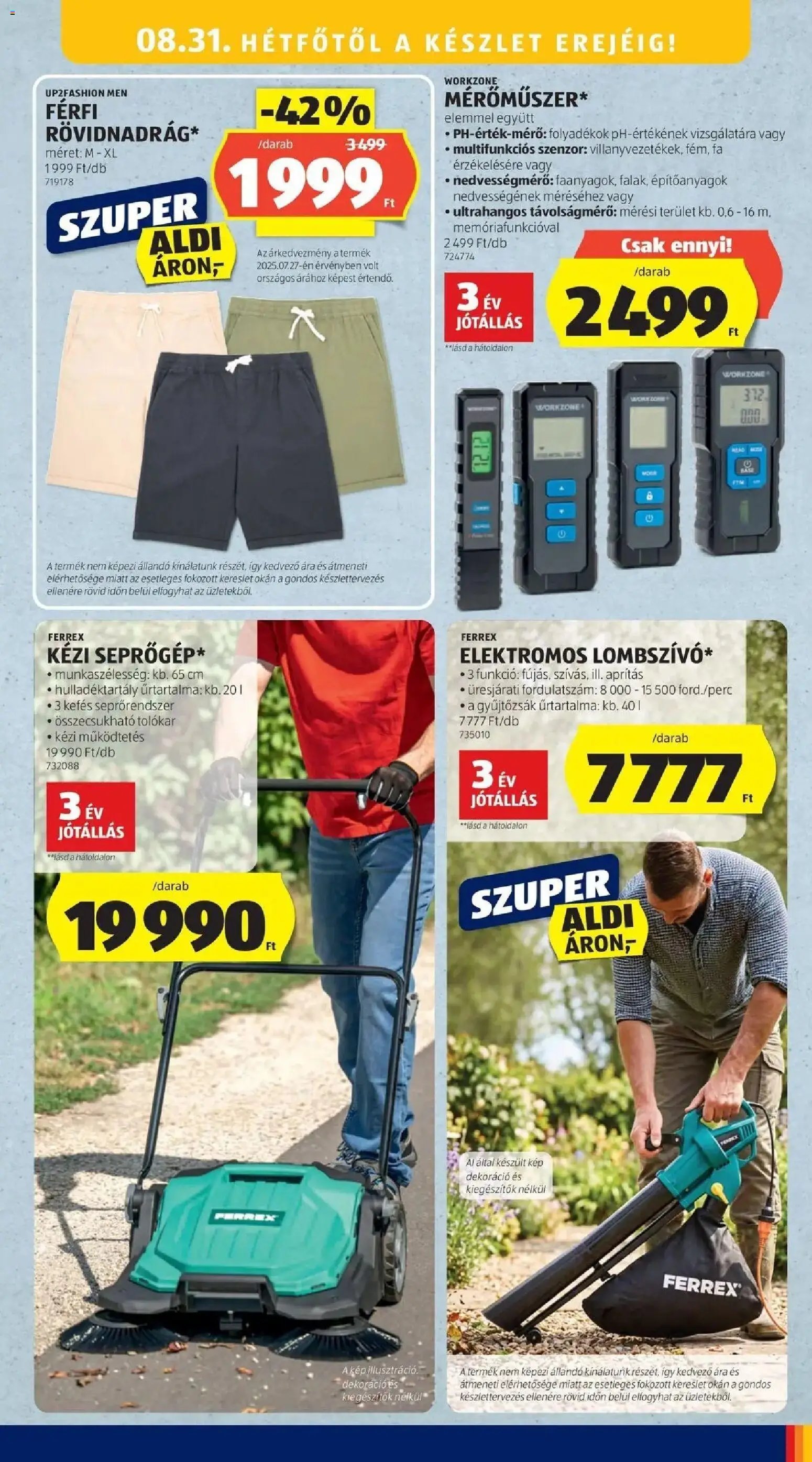 Aldi újság 2026.08.27. Aldi aktuális akciós újság