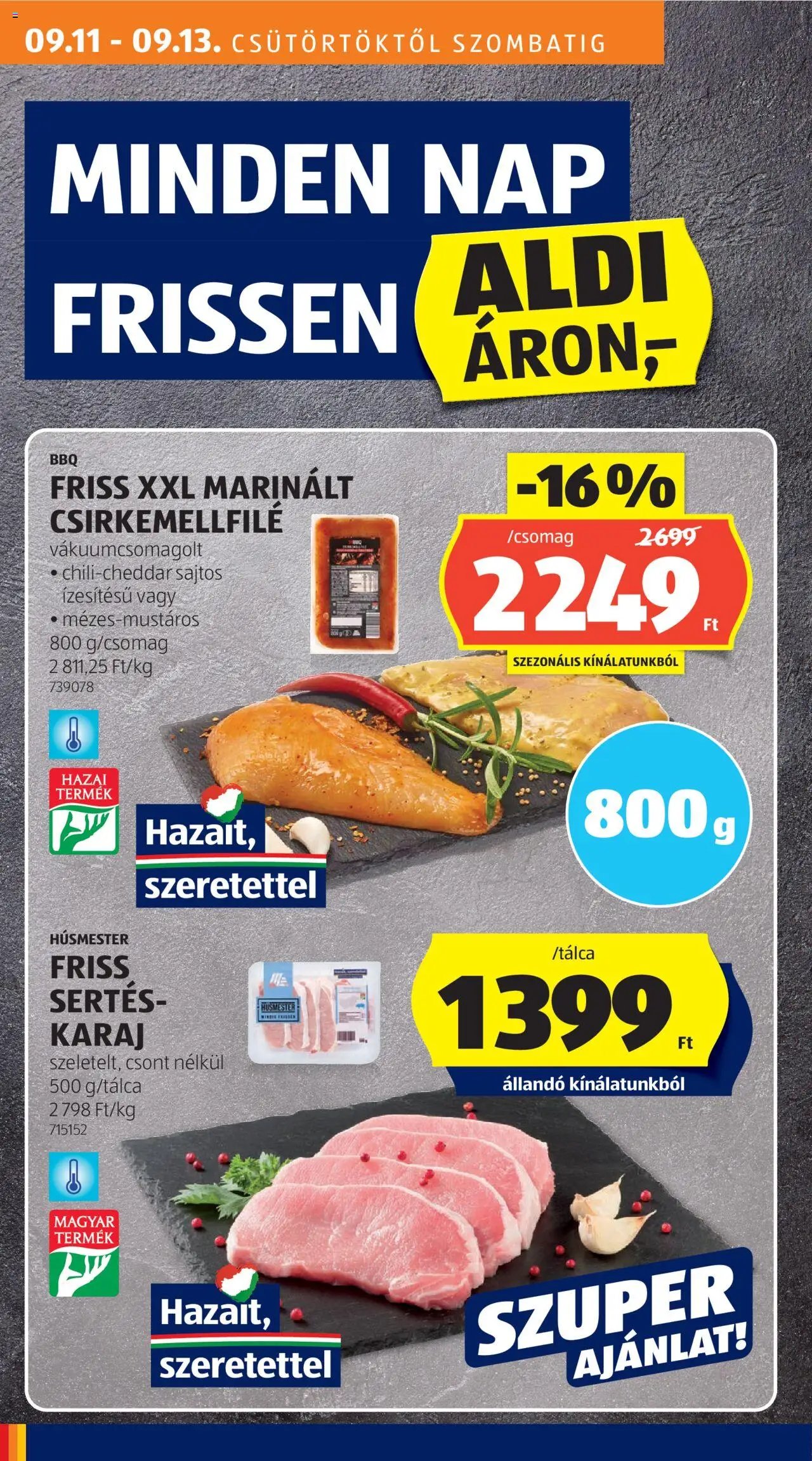 Aldi újság 2025.09.11. Akciós újság (2025-09-11 - 2025-09-17)