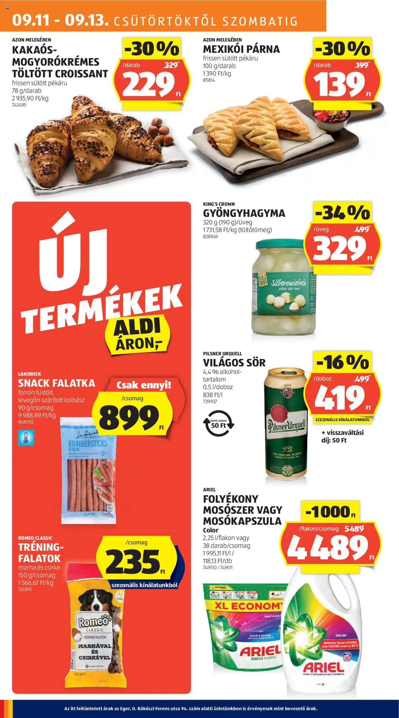 Aldi újság 2025.09.11. Akciós újság (2025-09-11 - 2025-09-17)