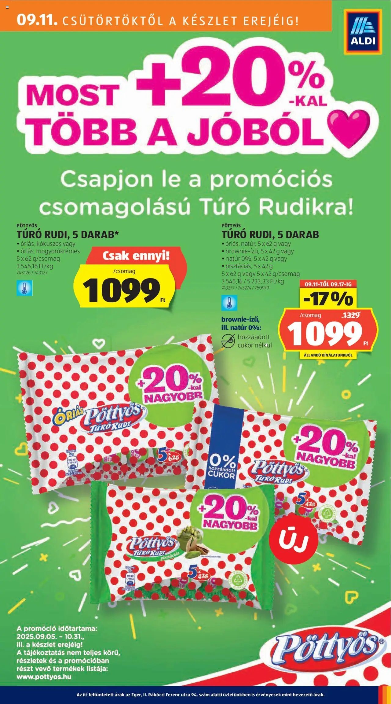 Aldi újság 2025.09.11. Akciós újság (2025-09-11 - 2025-09-17)