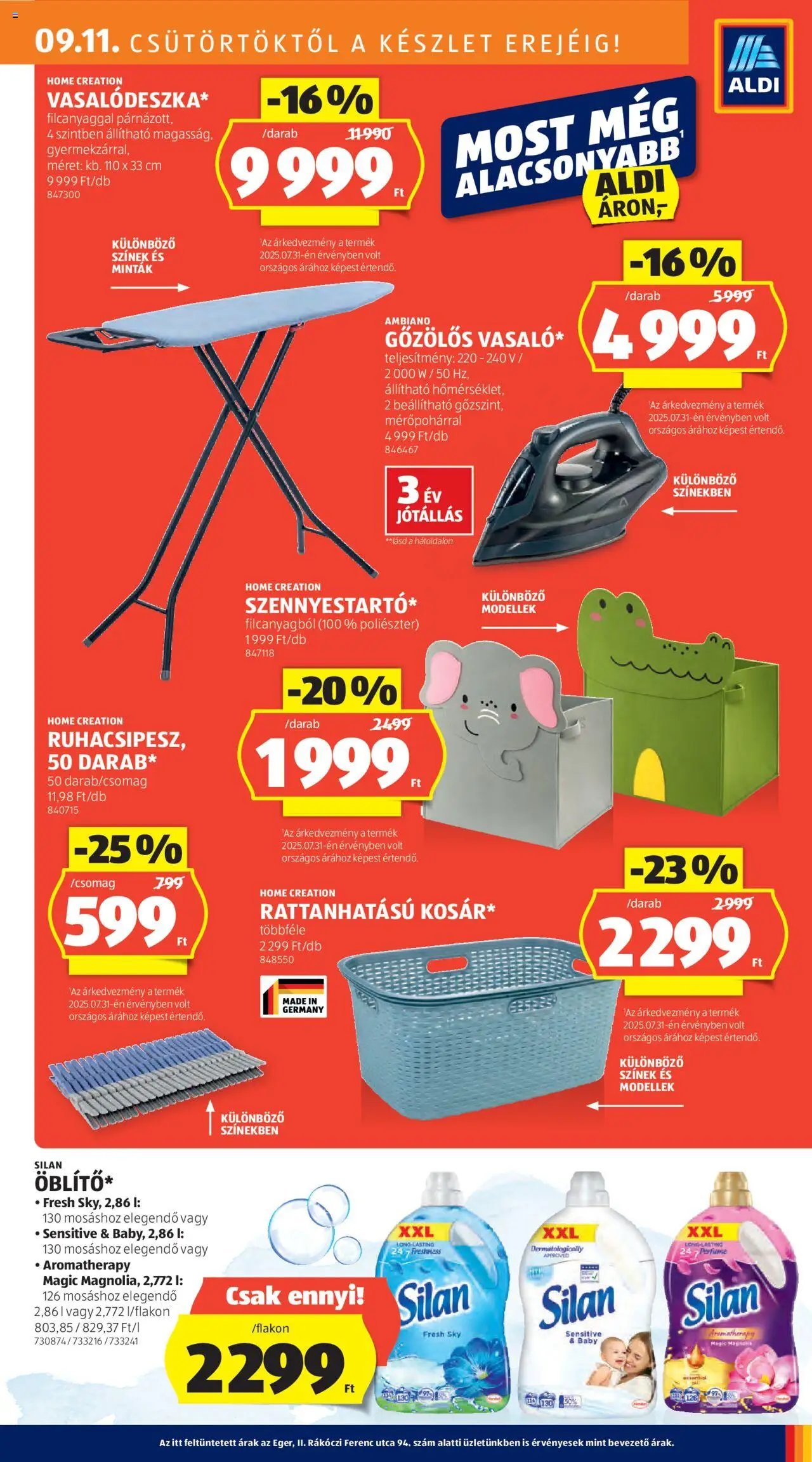Aldi újság 2025.09.11. Akciós újság (2025-09-11 - 2025-09-17)