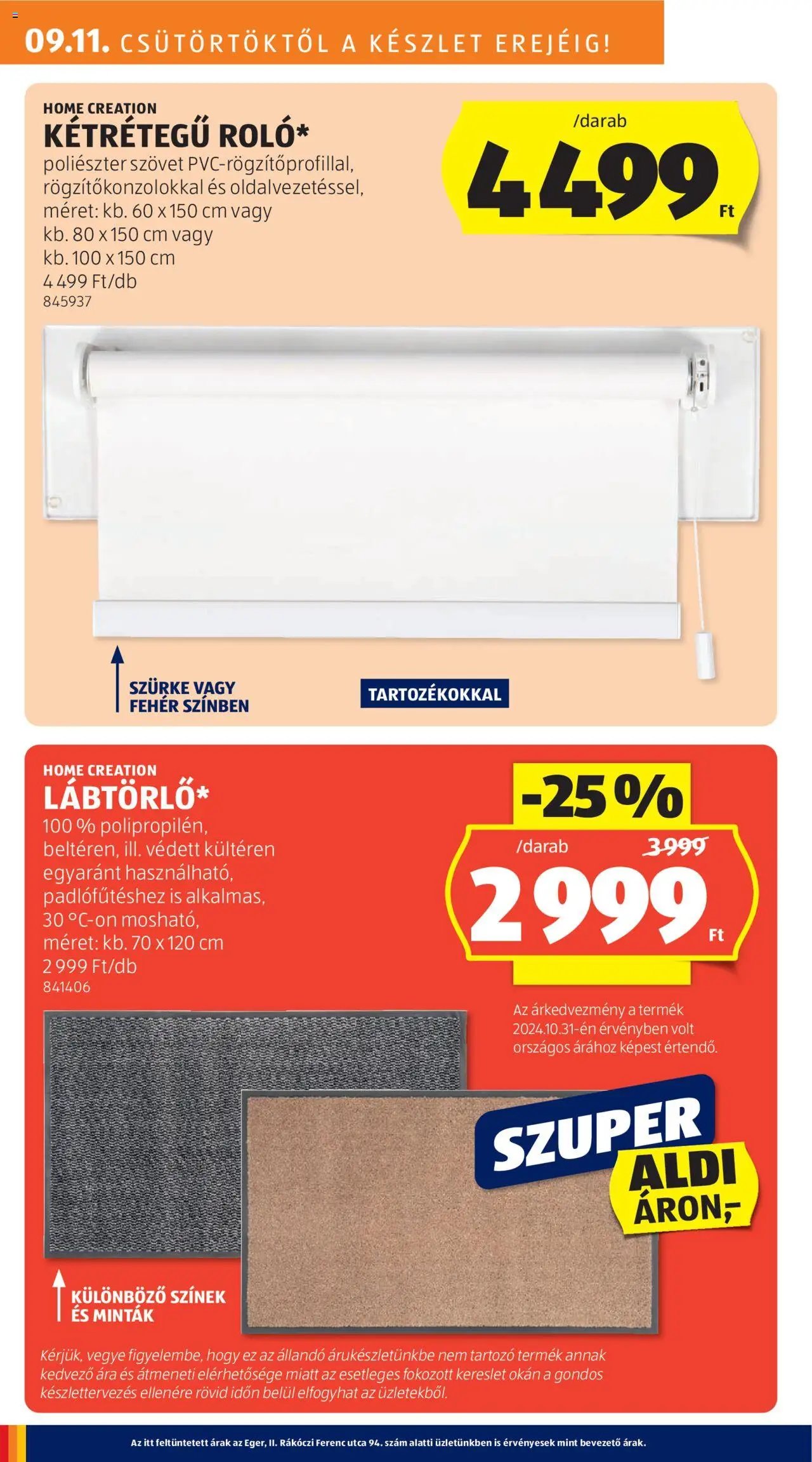 Aldi újság 2025.09.11. Akciós újság (2025-09-11 - 2025-09-17)