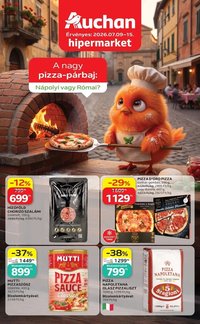 Auchan újság 2026.07.09. Auchan A nagy pizza-párbaj Kecskemét