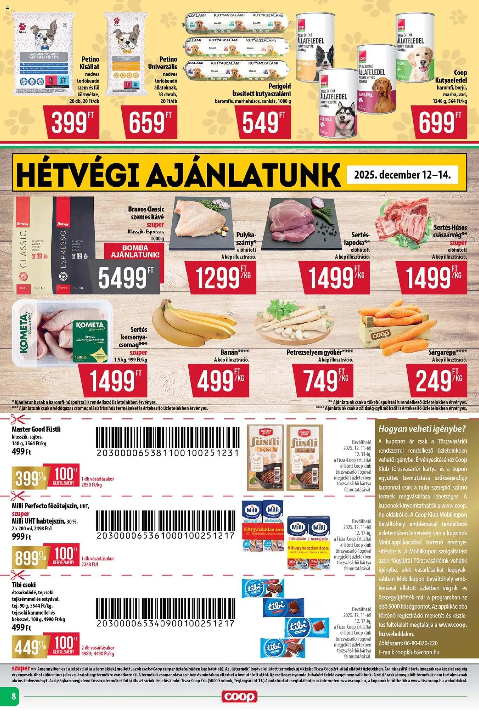 COOP újság 2025.12.11. Tisza - Abc & Szuper (2025-12-11 - 2025-12-17)