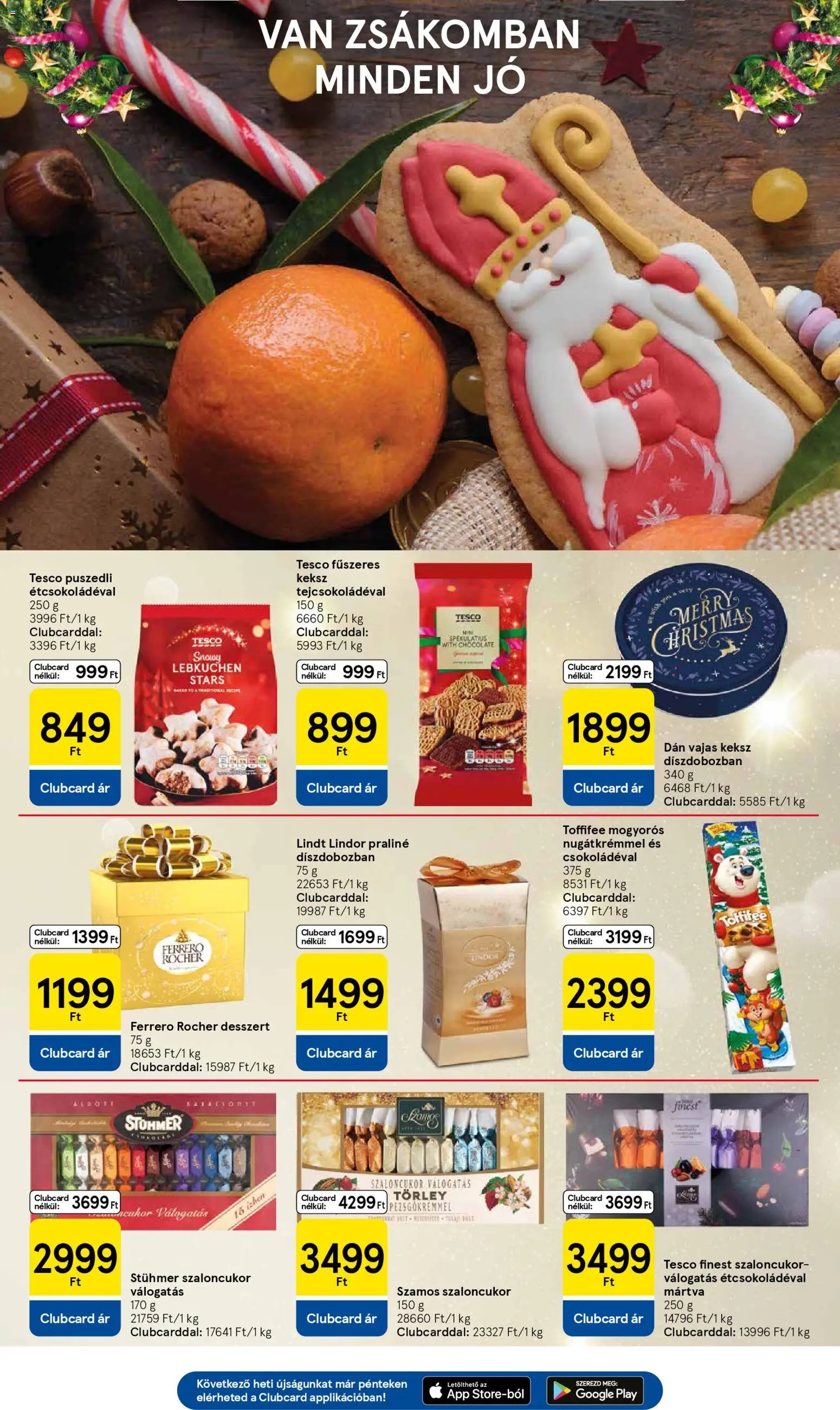 Tesco újság 2025.12.04. Szupermarket akciós újság (2025-12-04 - 2025-12-10)