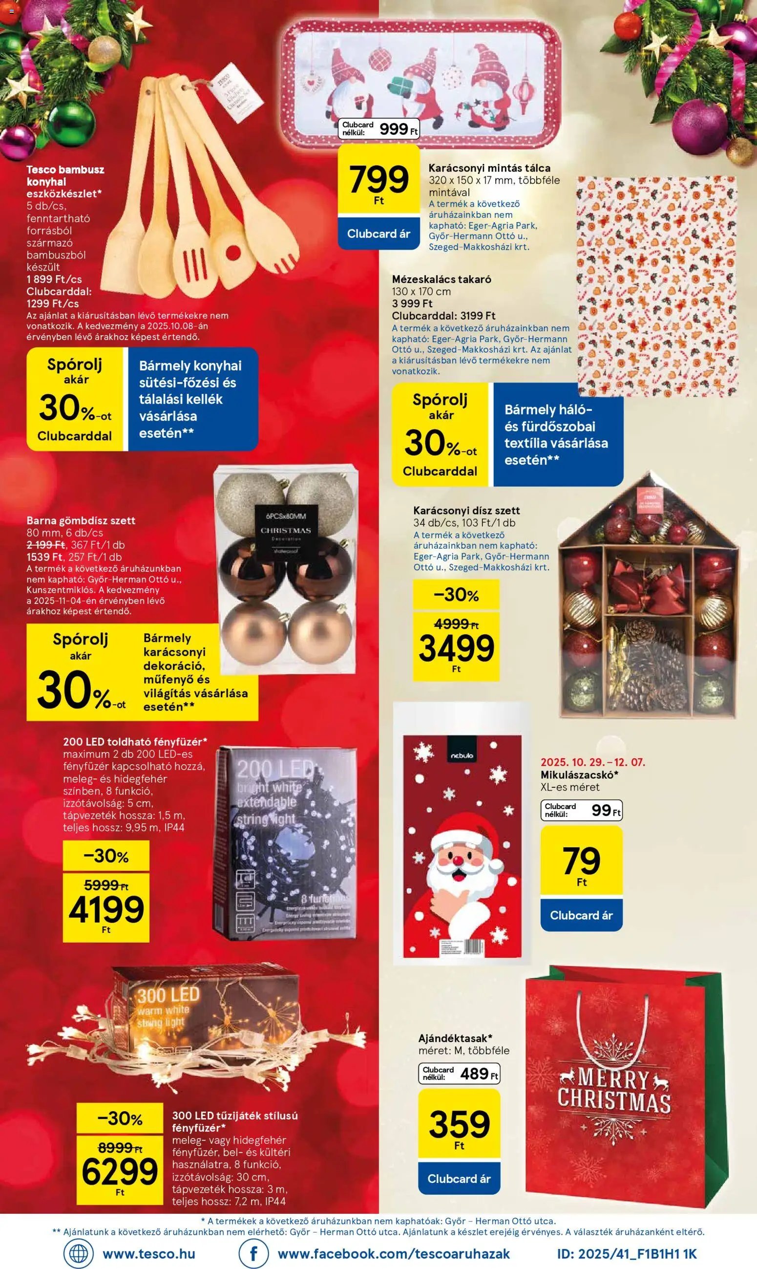 Tesco újság 2025.12.04. Szupermarket akciós újság (2025-12-04 - 2025-12-10)