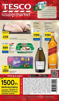 Tesco újság 2025.12.04. Szupermarket akciós újság (2025-12-04 - 2025-12-10)