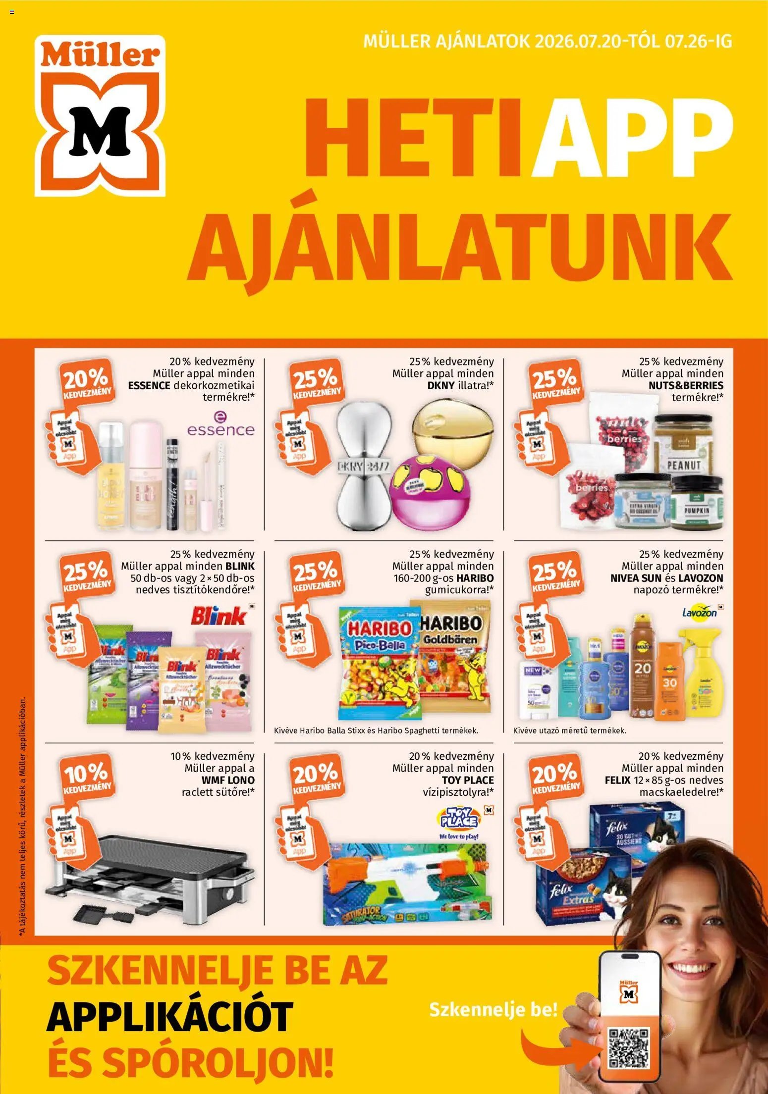 Müller újság 2026.07.20. Müller akciós újság