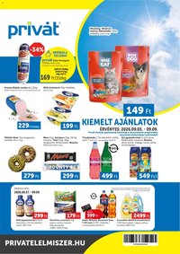 PRIVÁT újság 2026.09.03. PRIVÁT akciós újság