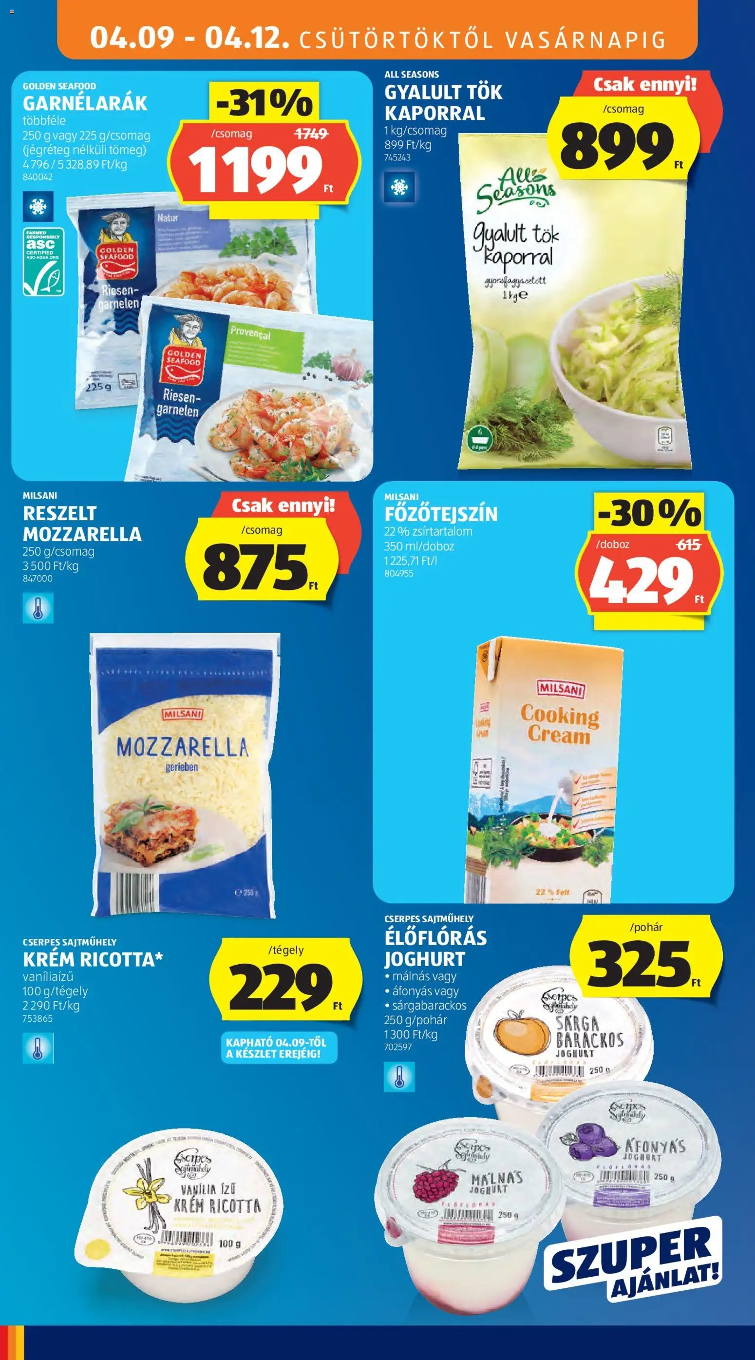 Aldi újság 2026.04.09. Aldi akciós újság (2026-04-09 - 2026-04-15)