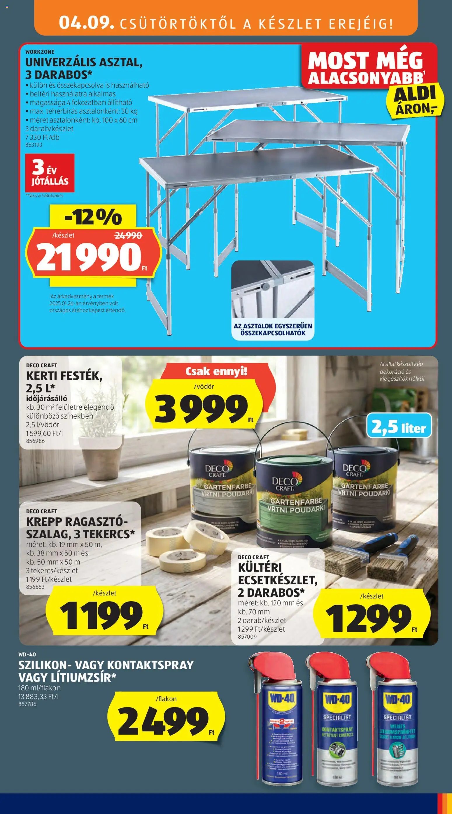 Aldi újság 2026.04.09. Aldi akciós újság (2026-04-09 - 2026-04-15)