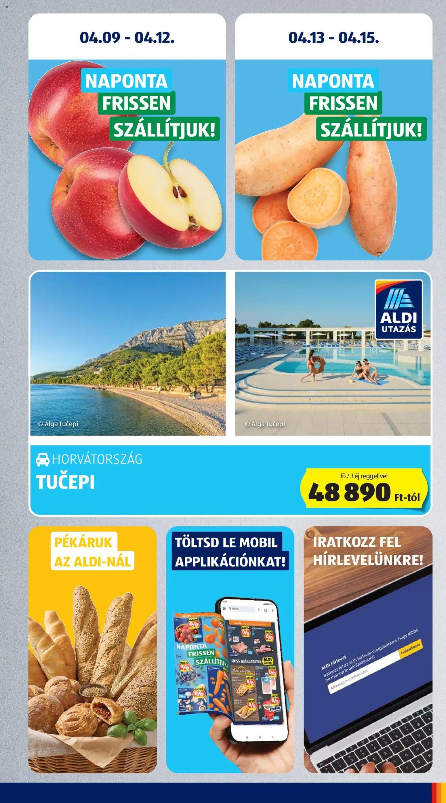 Aldi újság 2026.04.09. Aldi akciós újság (2026-04-09 - 2026-04-15)