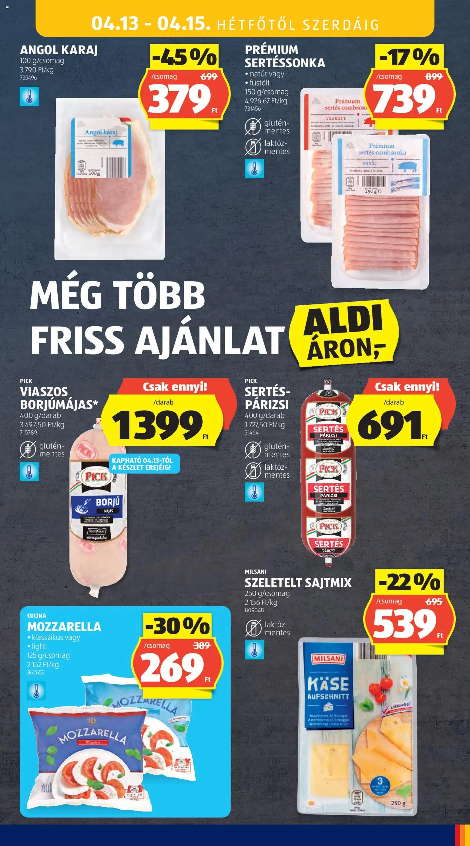 Aldi újság 2026.04.09. Aldi akciós újság (2026-04-09 - 2026-04-15)