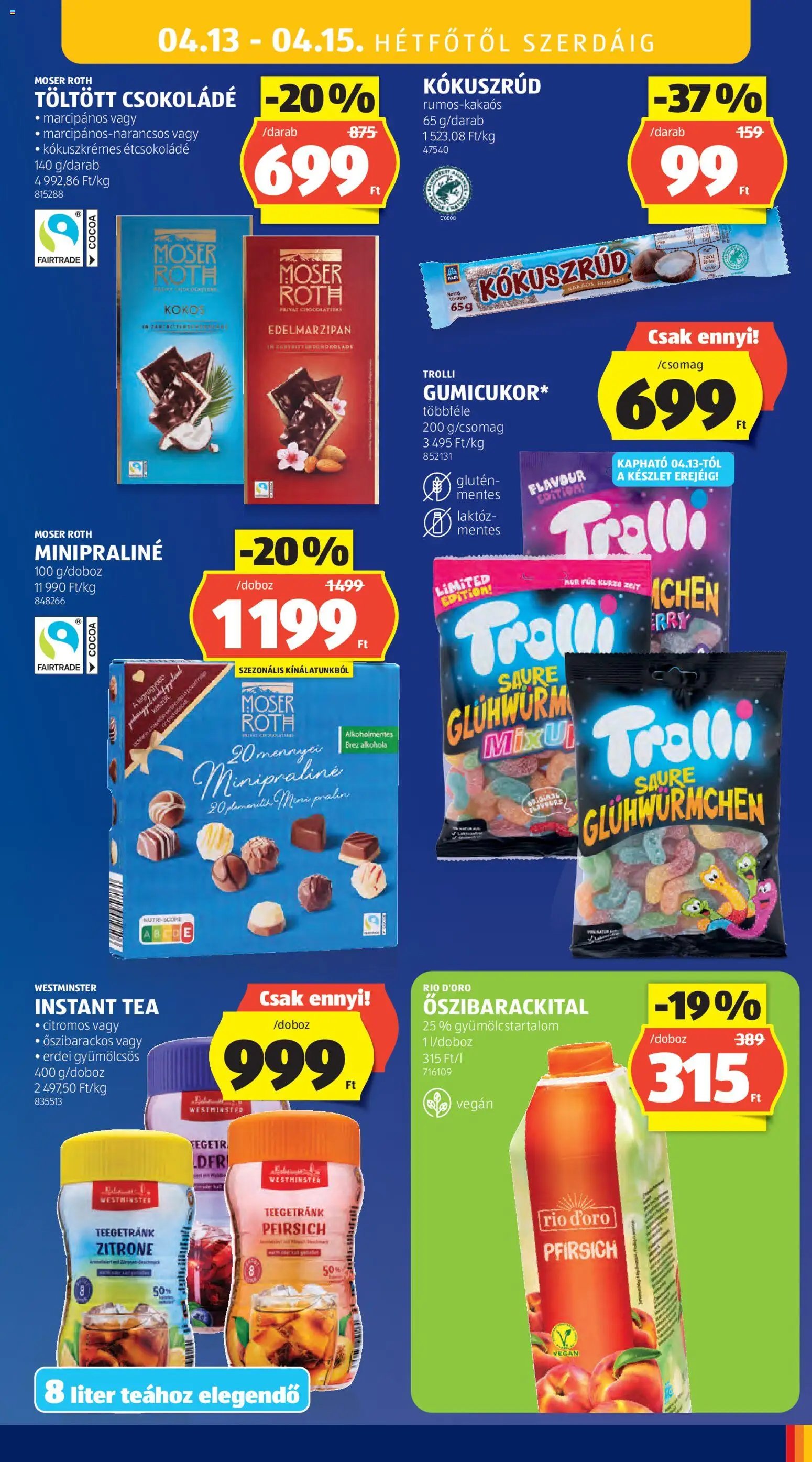 Aldi újság 2026.04.09. Aldi akciós újság (2026-04-09 - 2026-04-15)