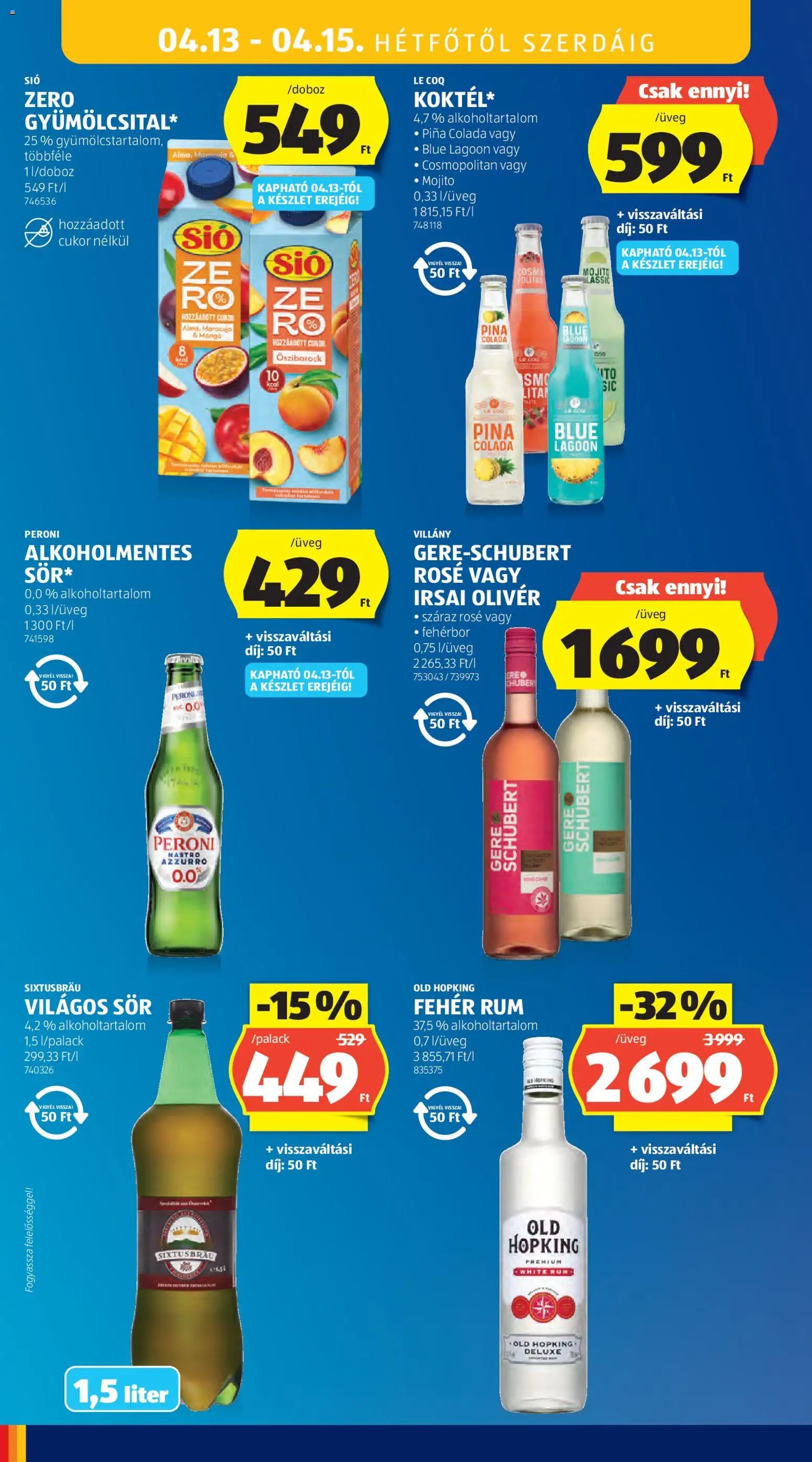 Aldi újság 2026.04.09. Aldi akciós újság (2026-04-09 - 2026-04-15)