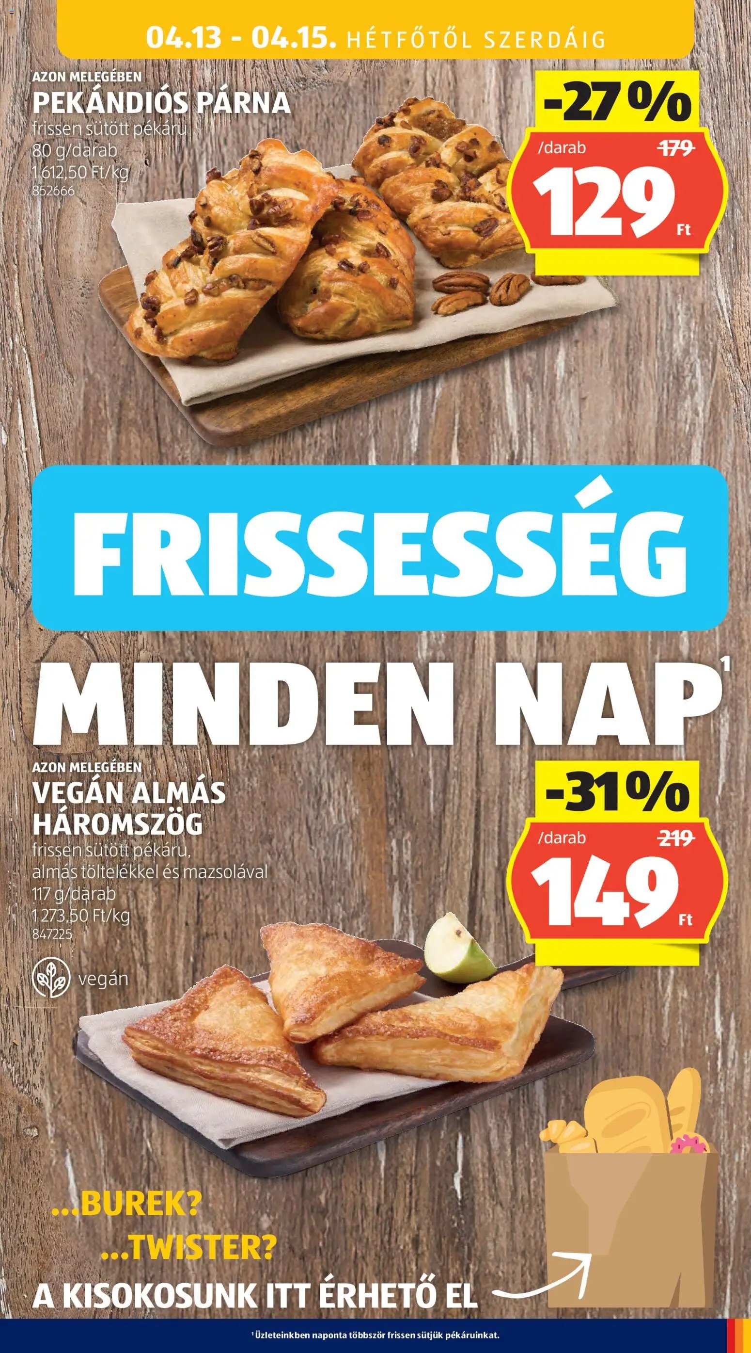 Aldi újság 2026.04.09. Aldi akciós újság (2026-04-09 - 2026-04-15)